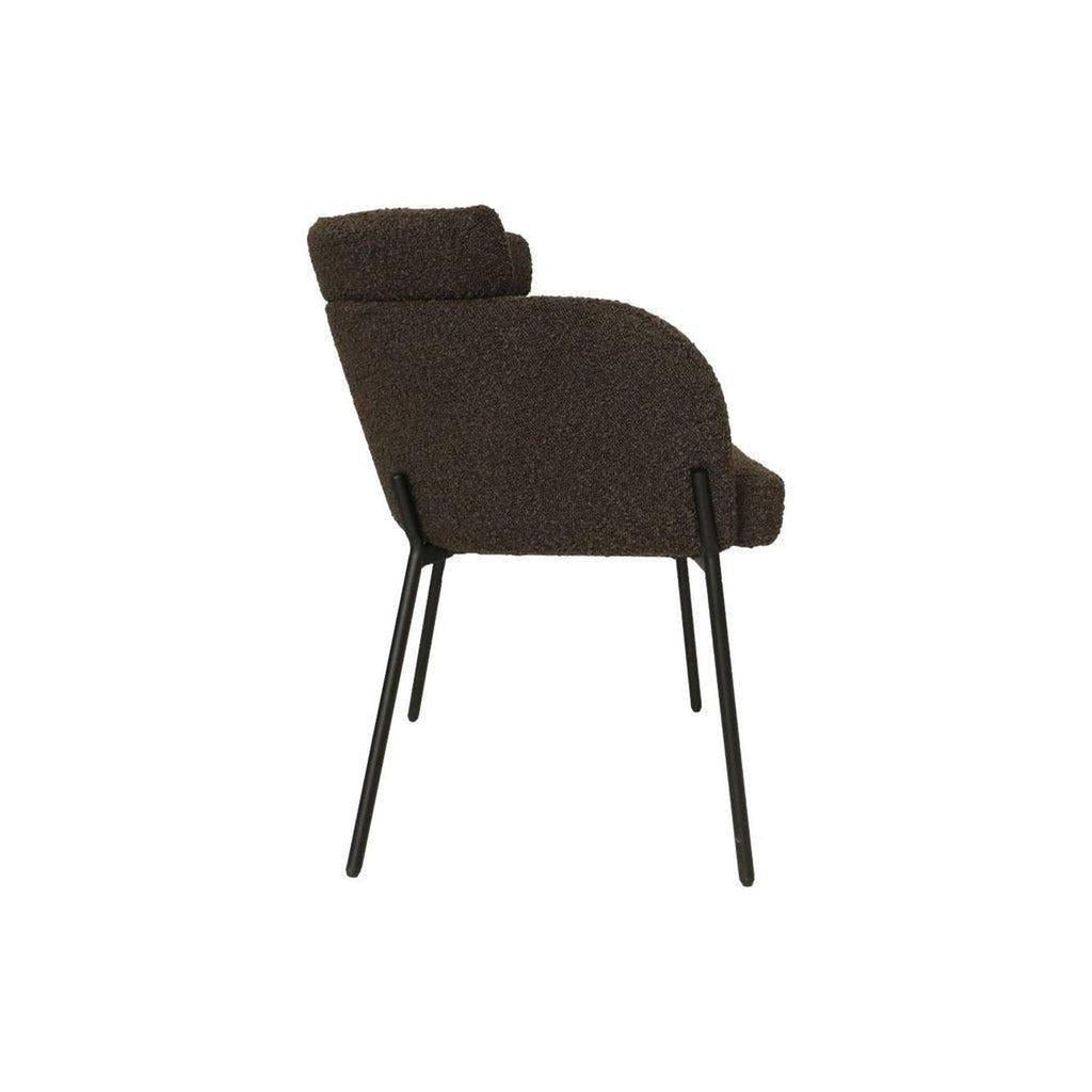 2er - Set Esszimmerstühle Luca aus Teddystoff - Braun8720701253230Esszimmerstuhl