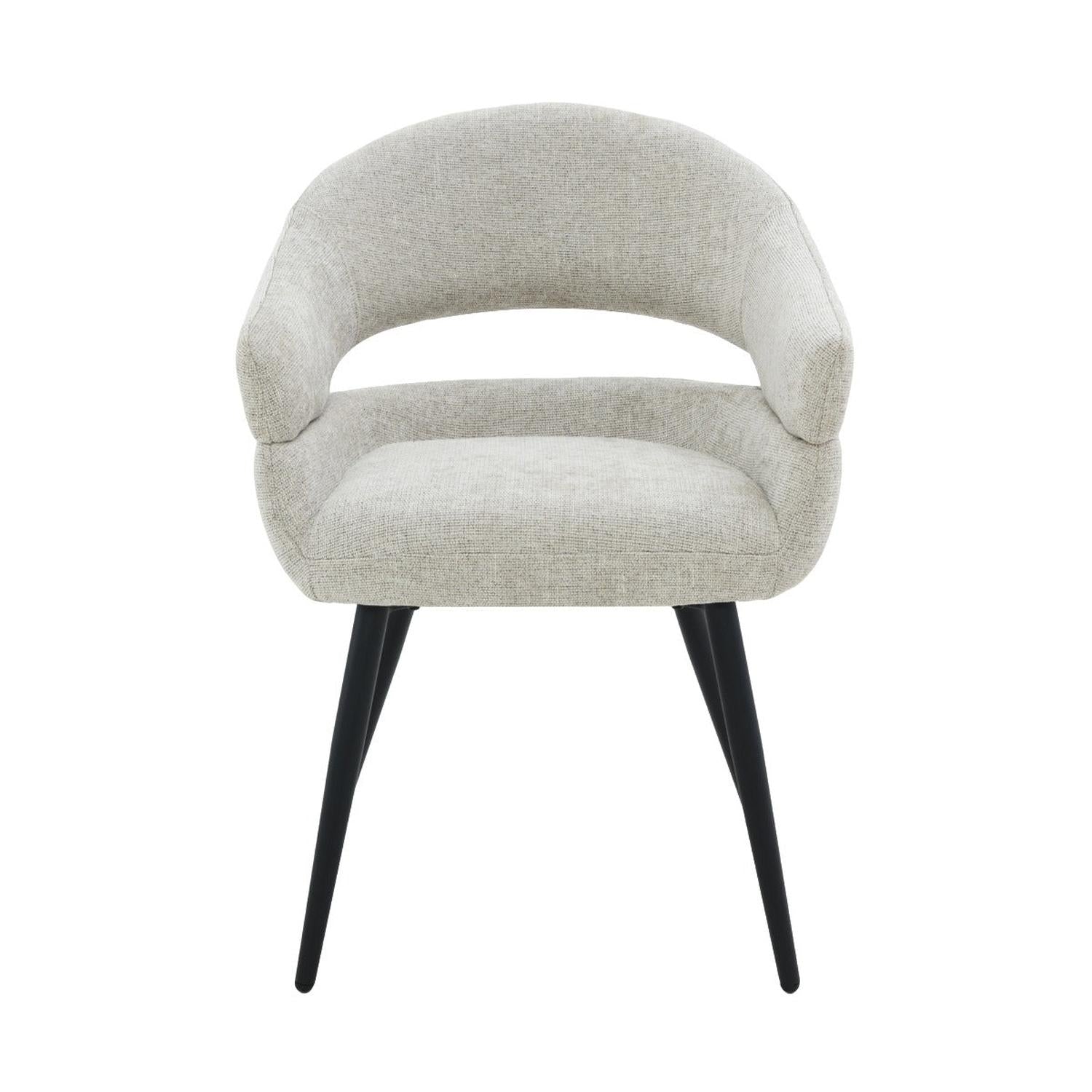 2er-Set Esszimmerstühle Megan - Beige-Esszimmerstühle-Livingfurn-le canapé