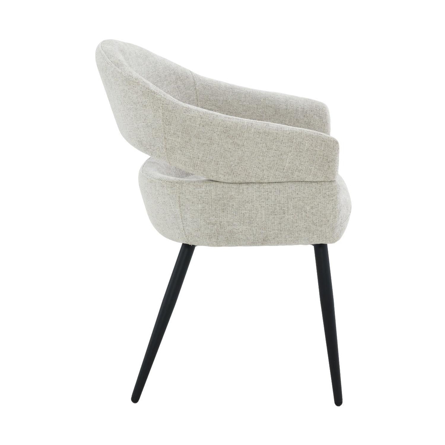 2er-Set Esszimmerstühle Megan - Beige-Esszimmerstühle-Livingfurn-le canapé