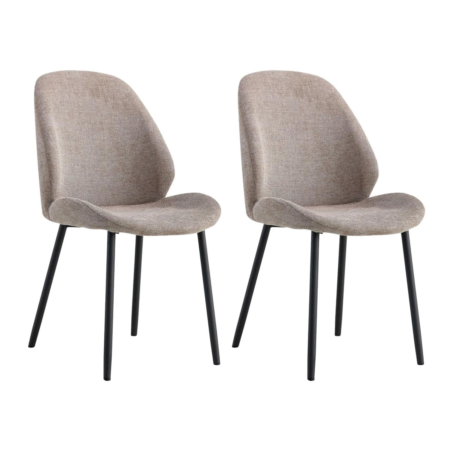 2er-Set Esszimmerstühle Monte Carlo aus Kunstleder - Stein-Esszimmerstuhl-House Nordic-le canapé