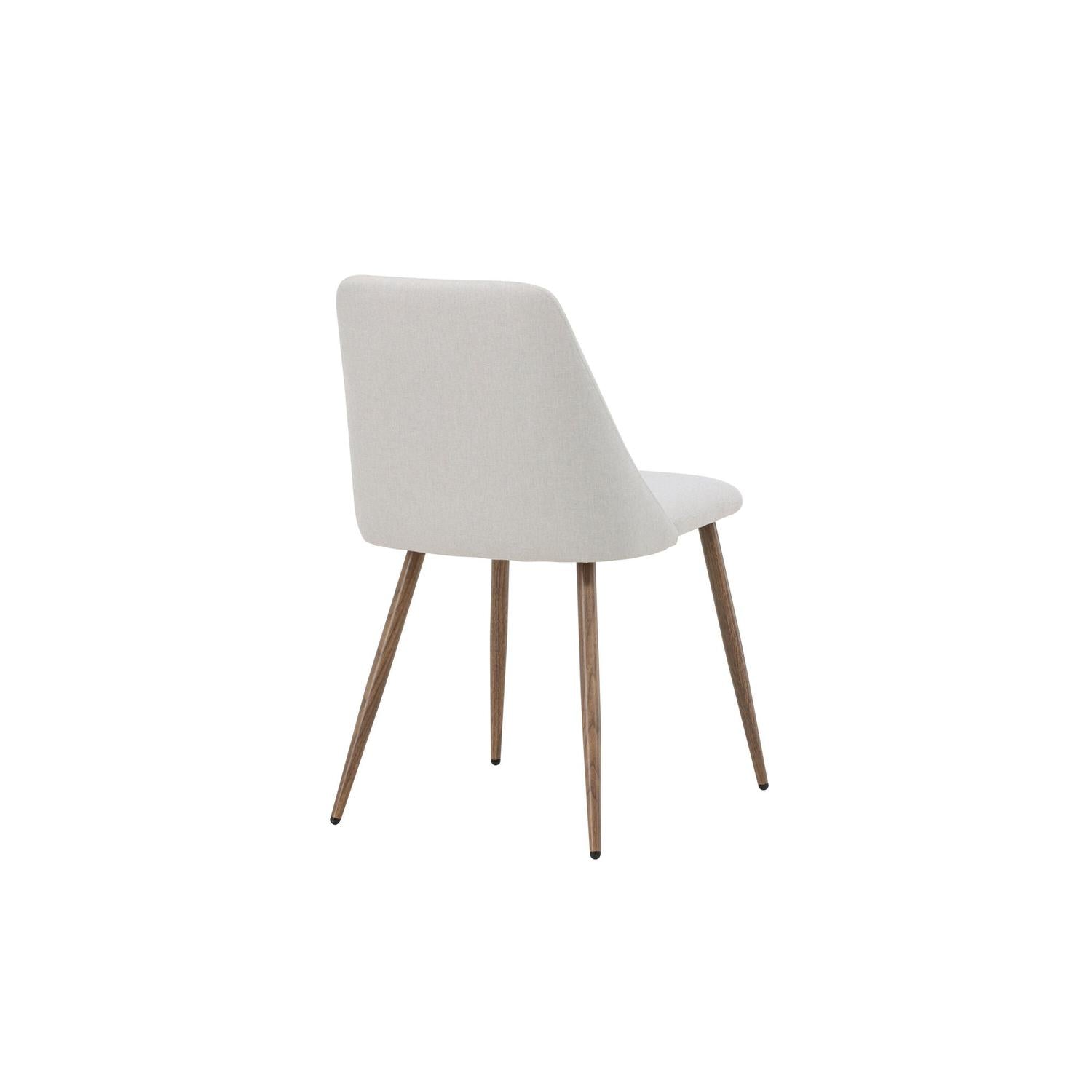 2er-Set Esszimmerstühle Night aus Leinen - Beige & Mokka-Esszimmerstühle-Venture Home-le canapé