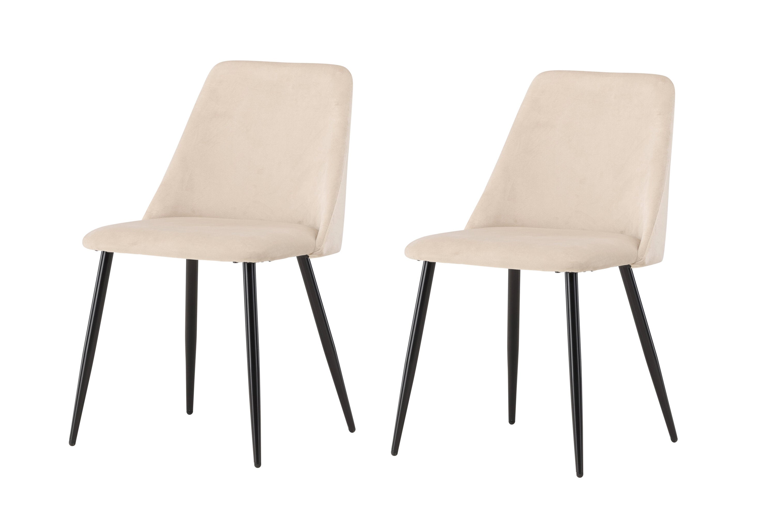 2er-Set Esszimmerstühle Night - Beige-Esszimmerstühle-Venture Home-le canapé