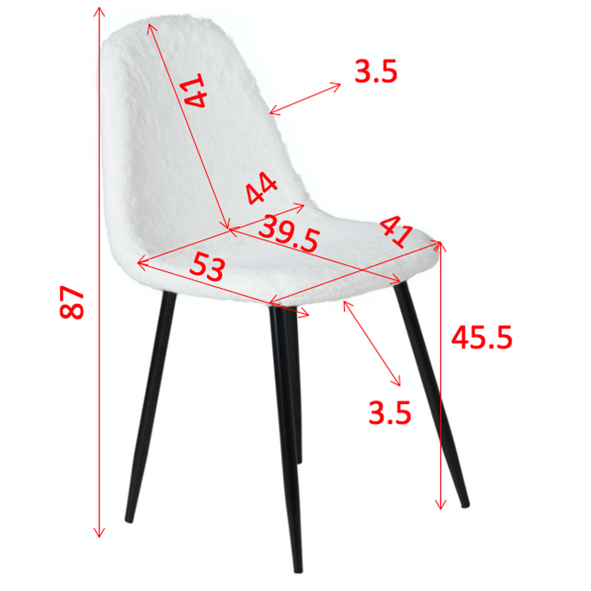2er-Set Esszimmerstühle Polar - Schwarz-Esszimmerstühle-Venture Home-le canapé