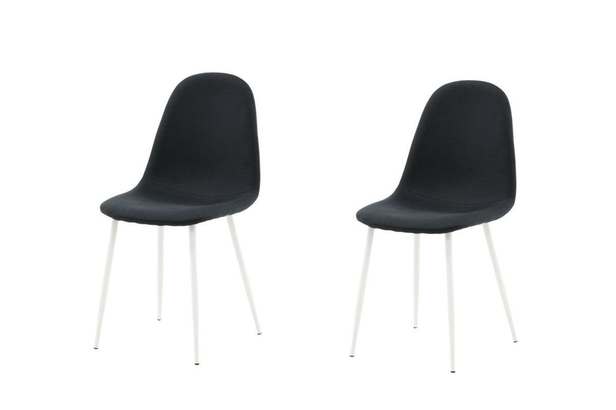 2er-Set Esszimmerstühle Polar - Schwarz-Esszimmerstühle-Venture Home-le canapé