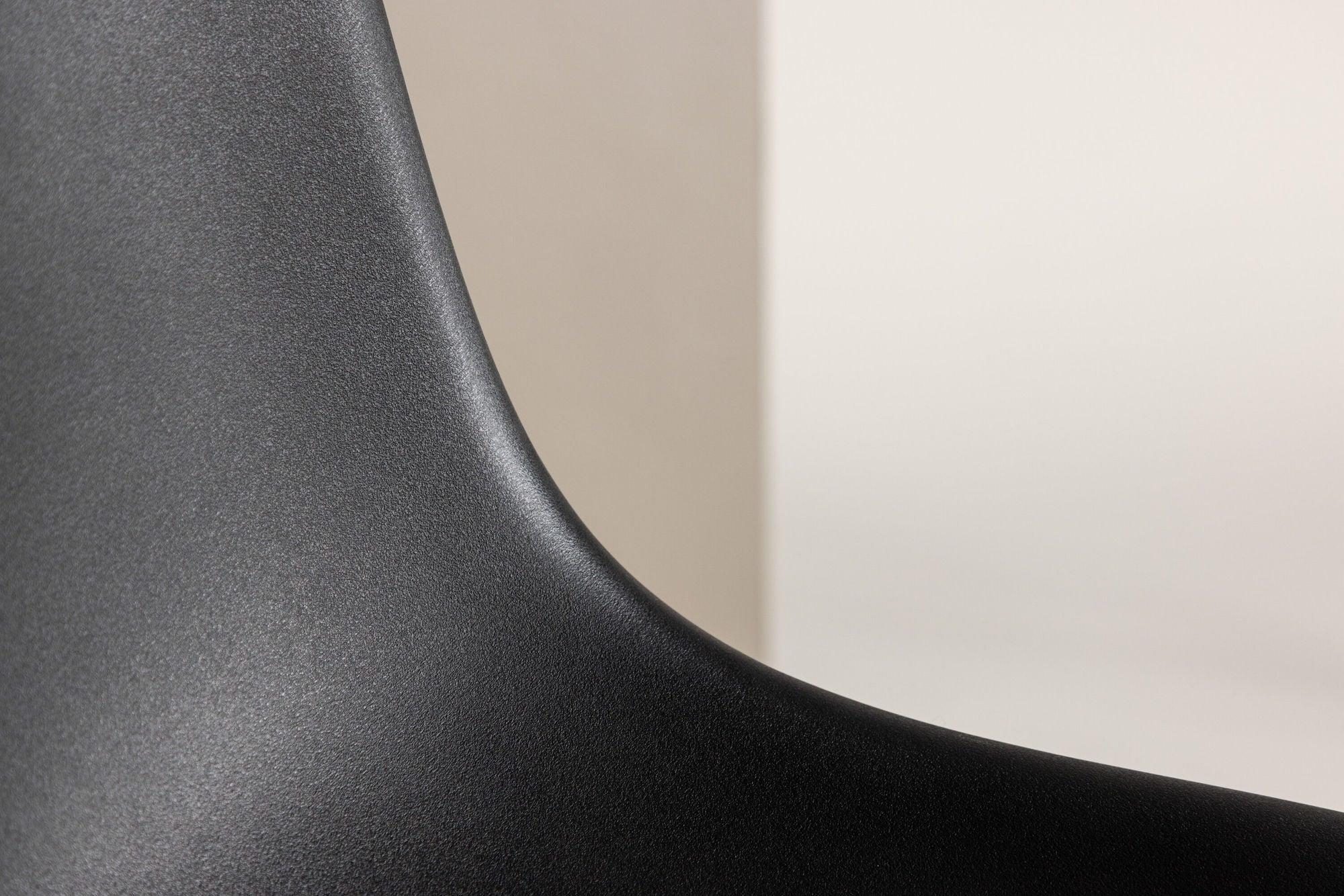 2er-Set Esszimmerstühle Polar - Schwarz-Kunststoffstühle-Venture Home-le canapé