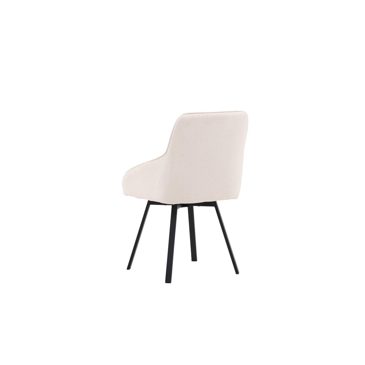 2er-Set Esszimmerstühle Rosie drehbar - Beige-Esszimmerstühle-Venture Home-le canapé