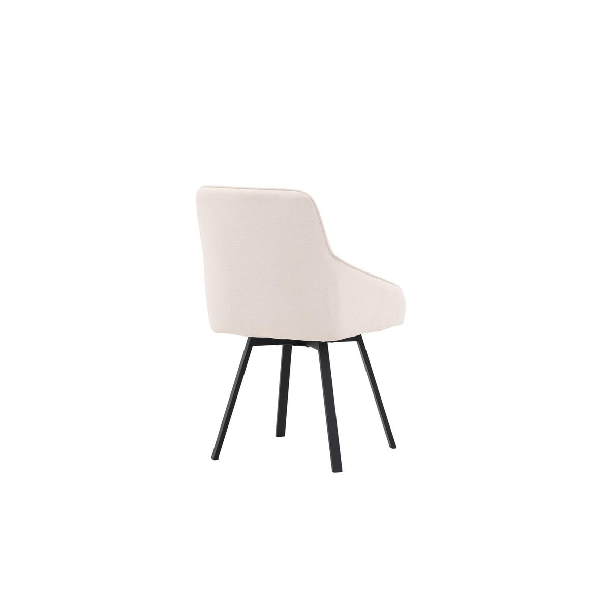 2er-Set Esszimmerstühle Rosie drehbar - Beige-Esszimmerstühle-Venture Home-le canapé