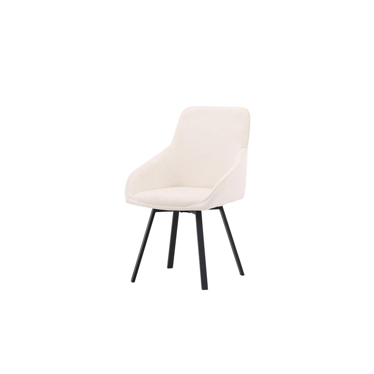 2er-Set Esszimmerstühle Rosie drehbar - Beige-Esszimmerstühle-Venture Home-le canapé