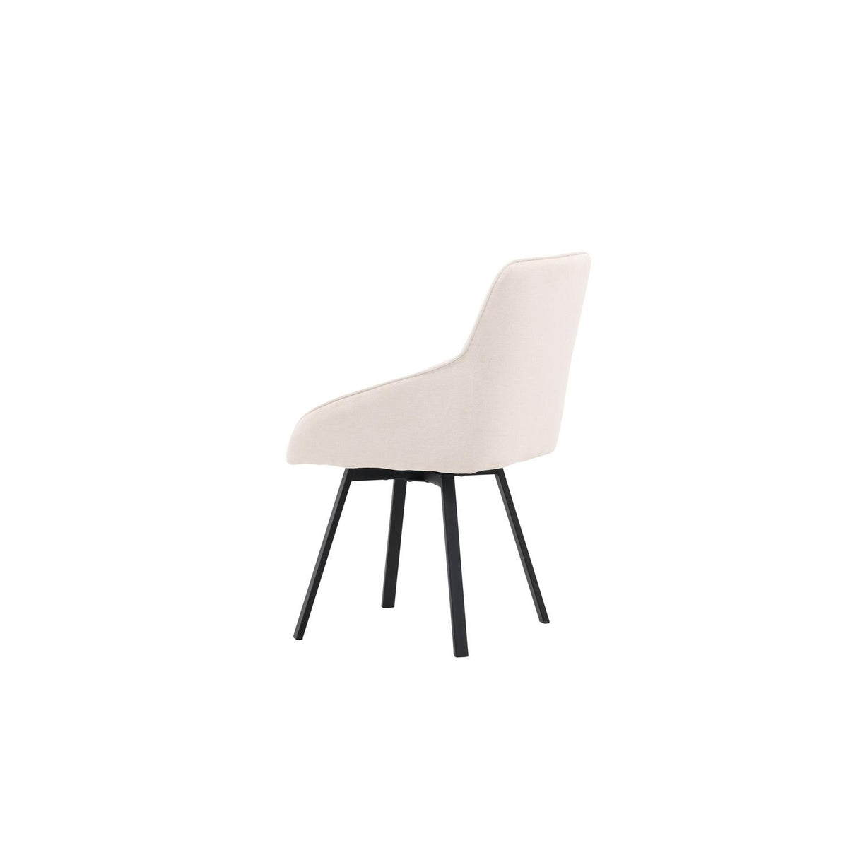 2er-Set Esszimmerstühle Rosie drehbar - Beige-Esszimmerstühle-Venture Home-le canapé