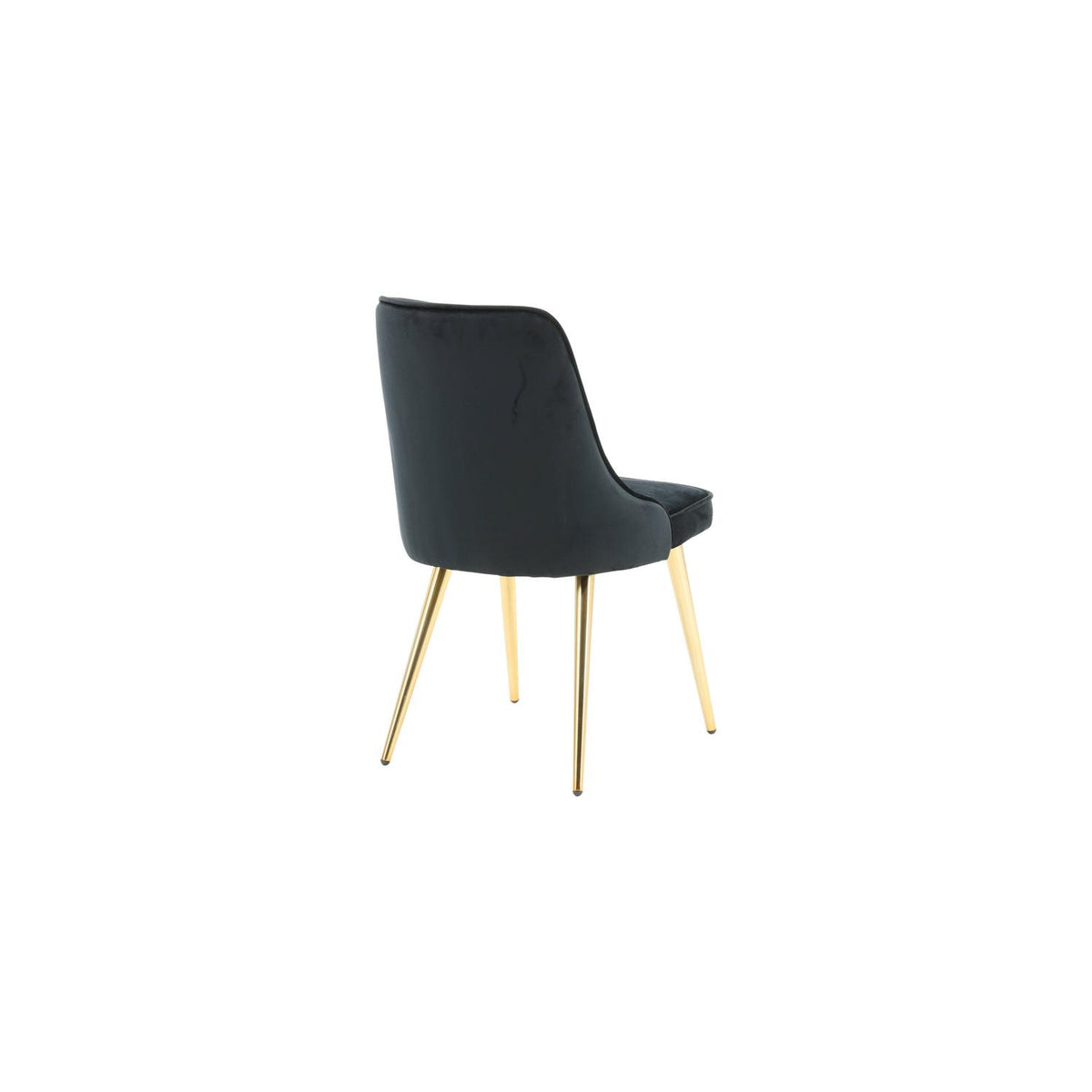 2er-Set Esszimmerstühle Samt Deluxe - Schwarz-Esszimmerstühle-Venture Home-le canapé