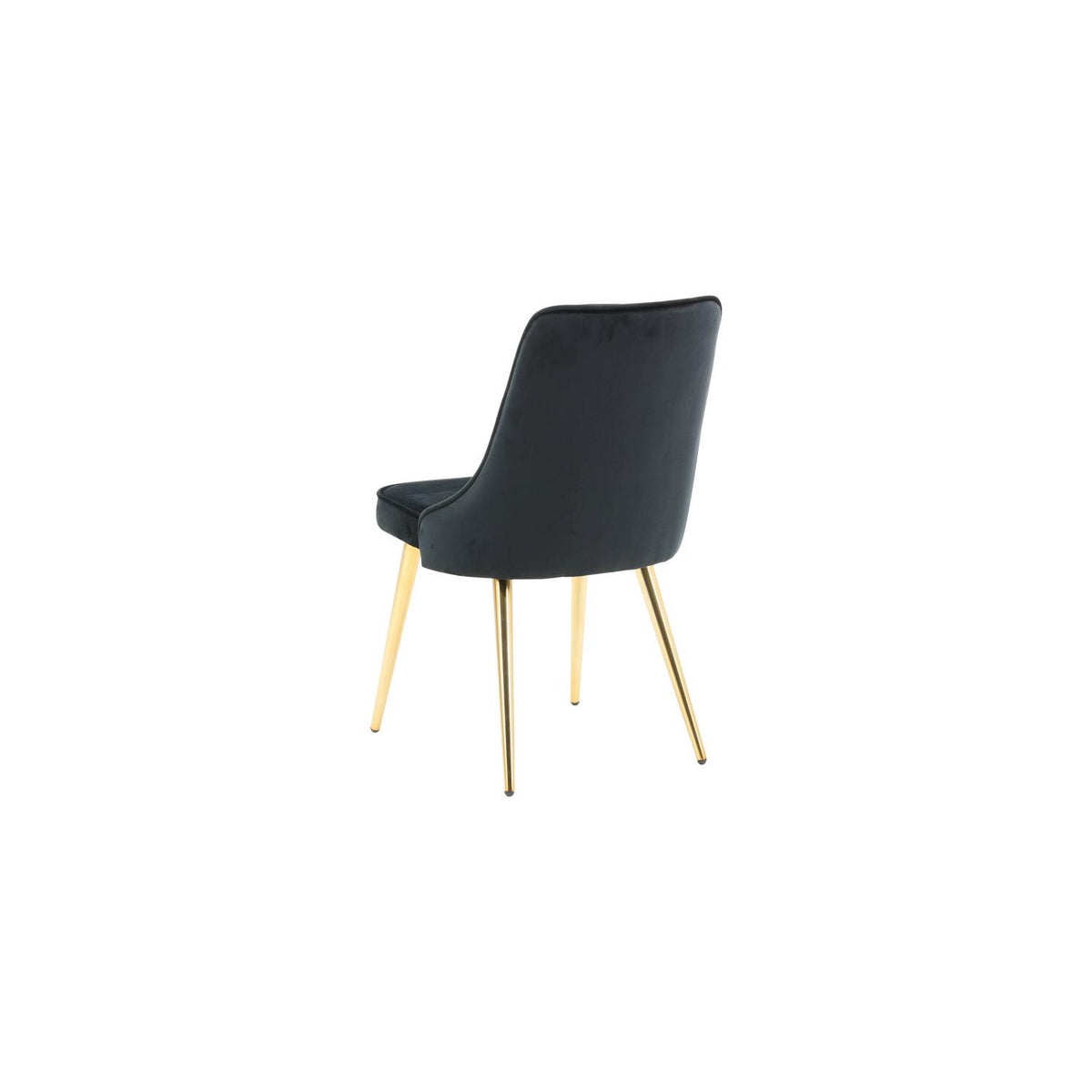 2er-Set Esszimmerstühle Samt Deluxe - Schwarz-Esszimmerstühle-Venture Home-le canapé