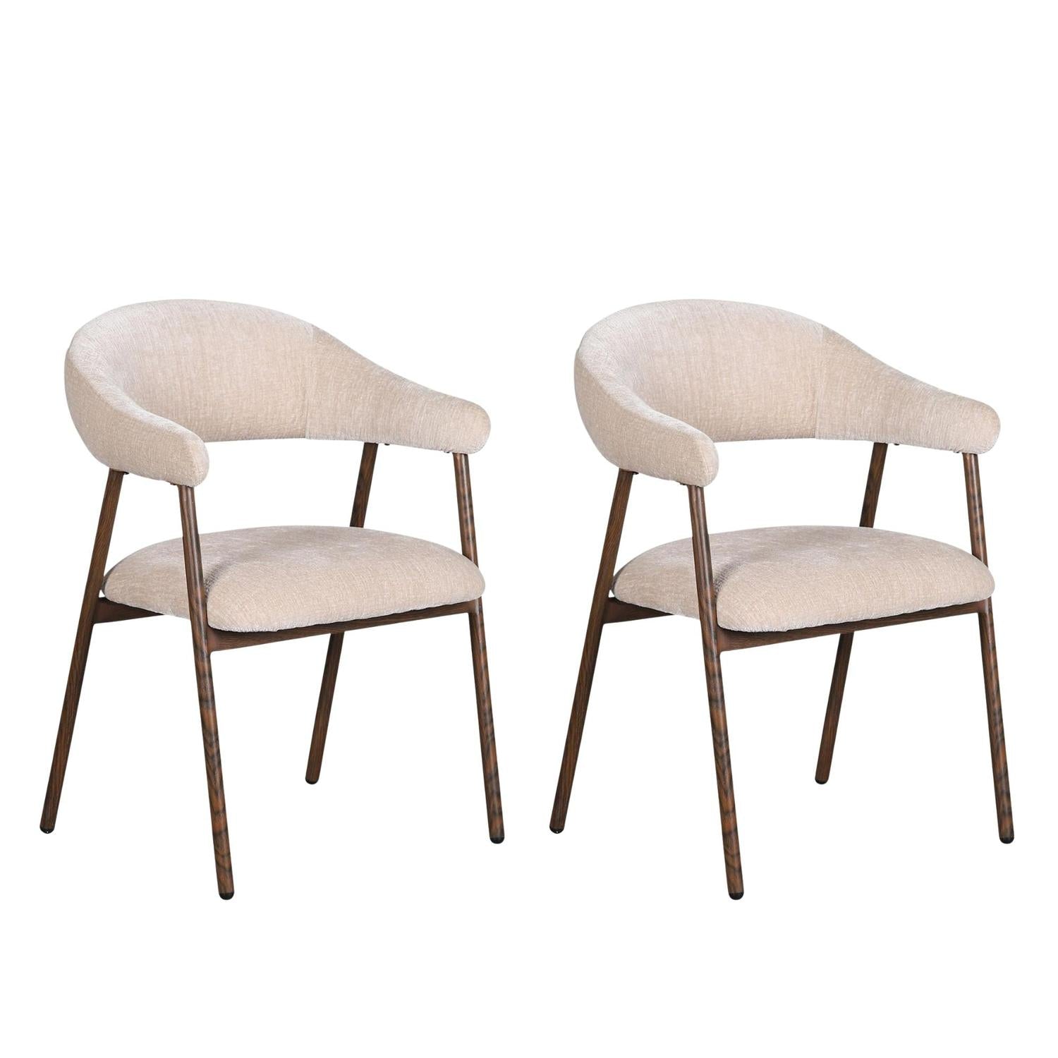 2er-Set Esszimmerstühle Scandi - Beige-Esszimmerstühle-Pole to Pole-le canapé