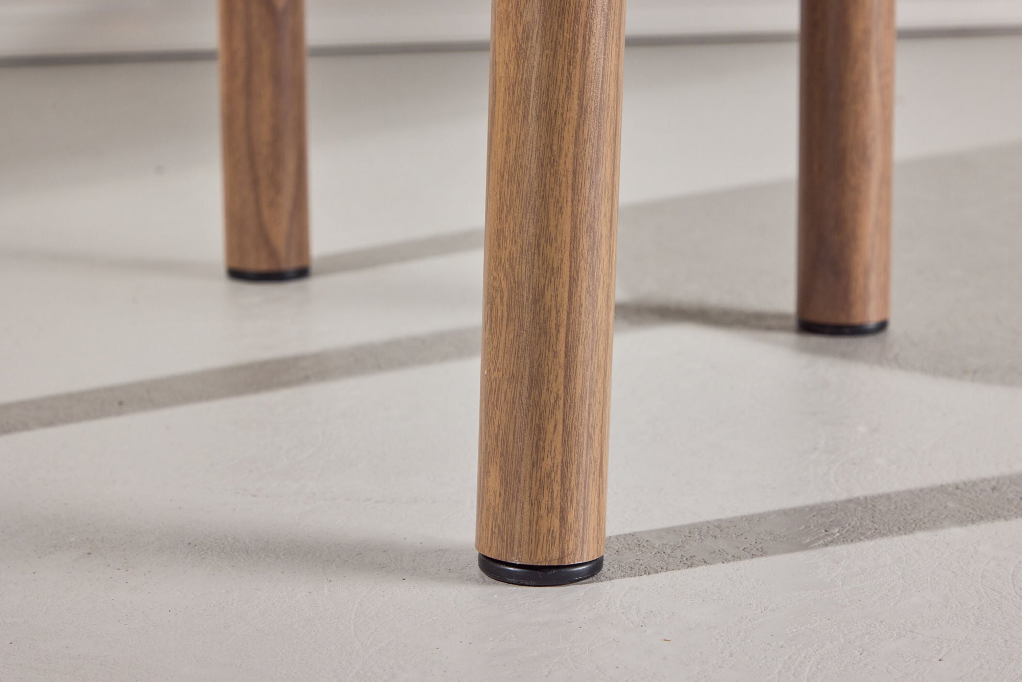 2er-Set Esszimmerstühle Tillo aus Teddy Bouclé - Weiß-Esszimmerstuhl-Venture Home-le canapé