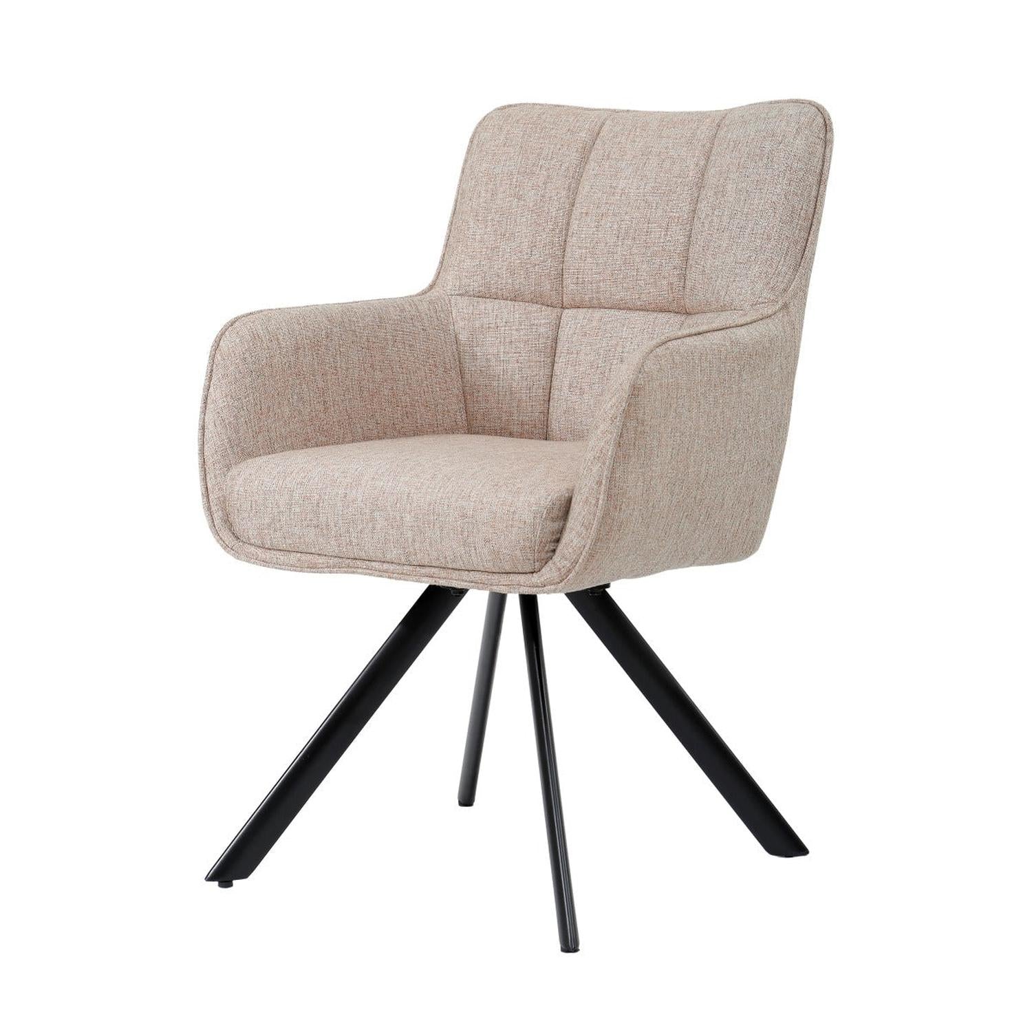 2er-Set Esszimmerstühle Tori - Lachs-Esszimmerstühle-Livingfurn-le canapé