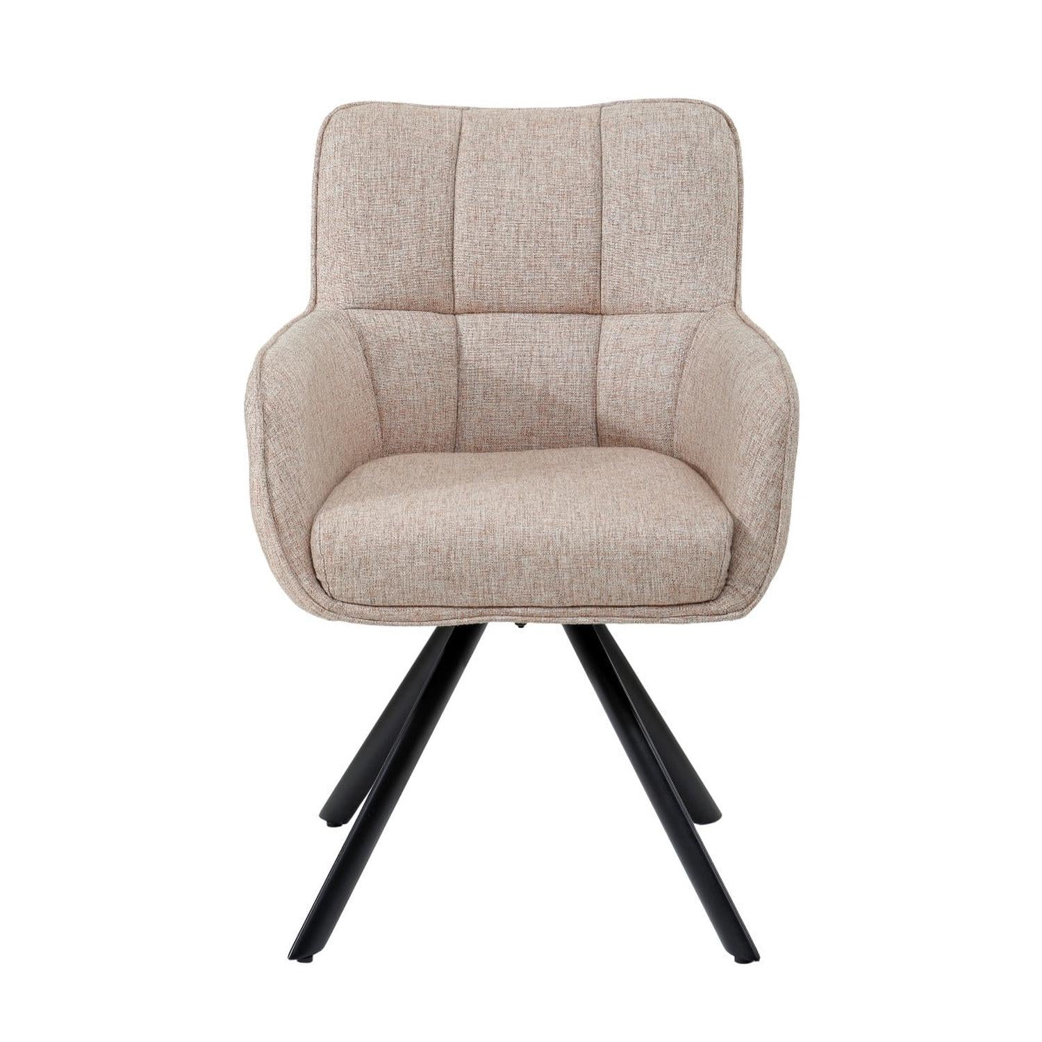 2er-Set Esszimmerstühle Tori - Lachs-Esszimmerstühle-Livingfurn-le canapé
