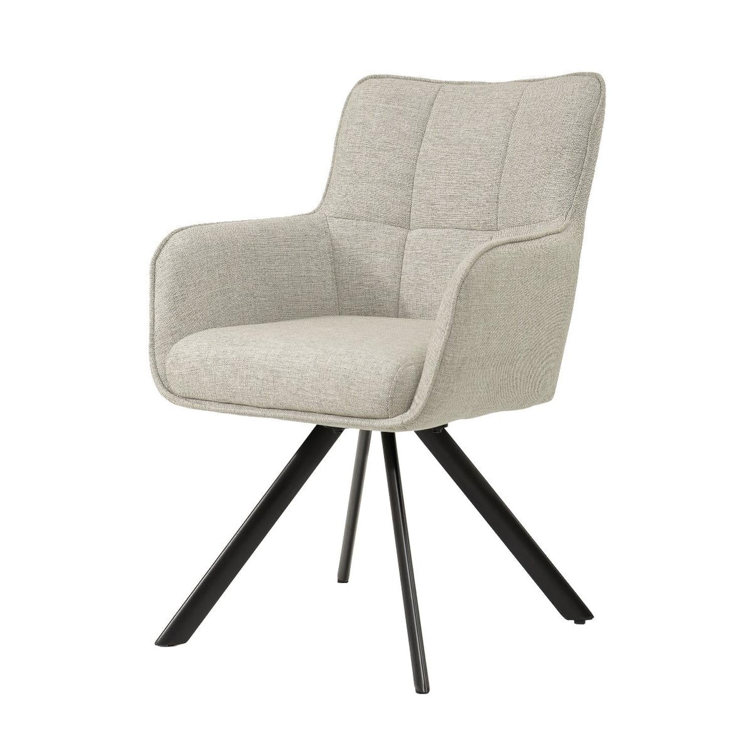 2er-Set Esszimmerstühle Tori - Sandbraun-Esszimmerstühle-Livingfurn-le canapé