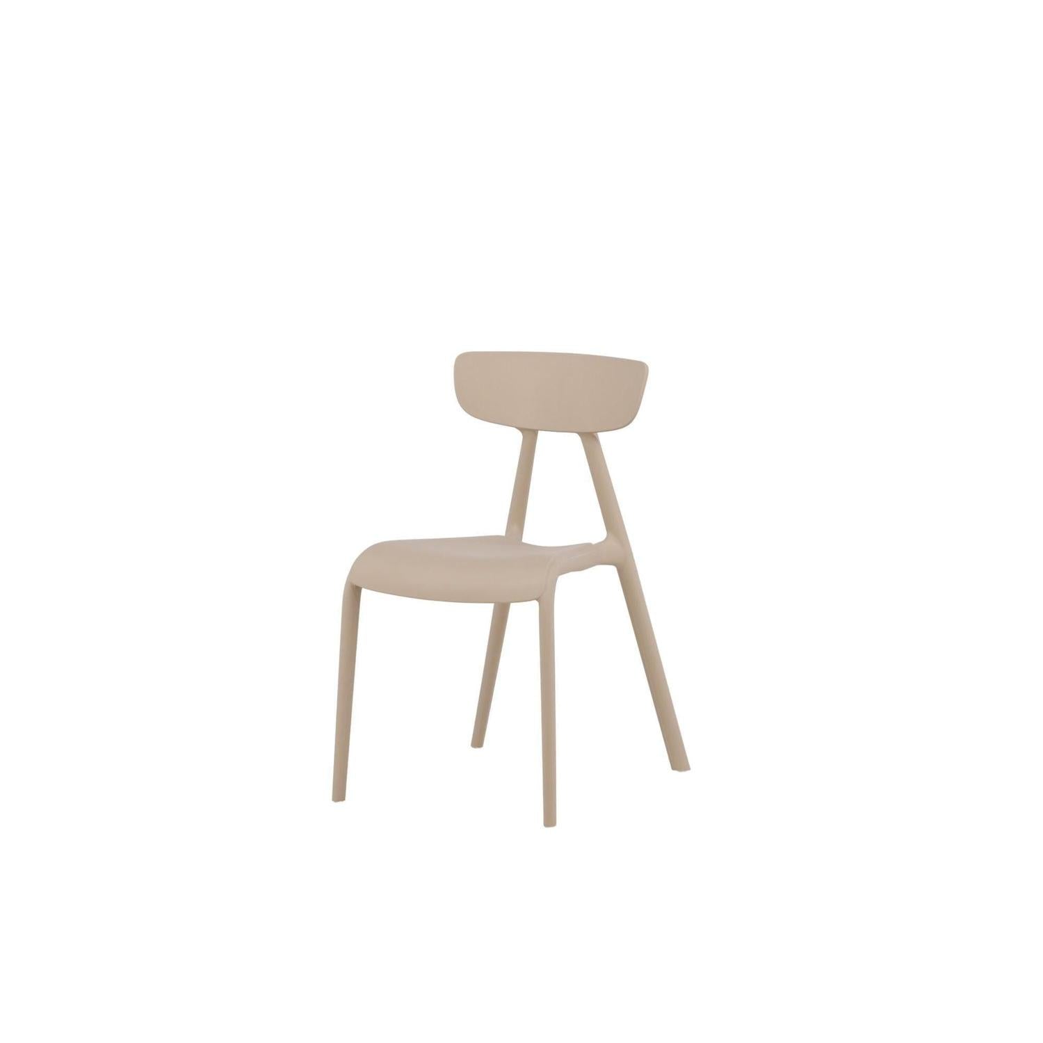 2er-Set Esszimmerstühle Ursholmen aus Kunststoff - Beige-Kunststoffstühle-Venture Home-le canapé