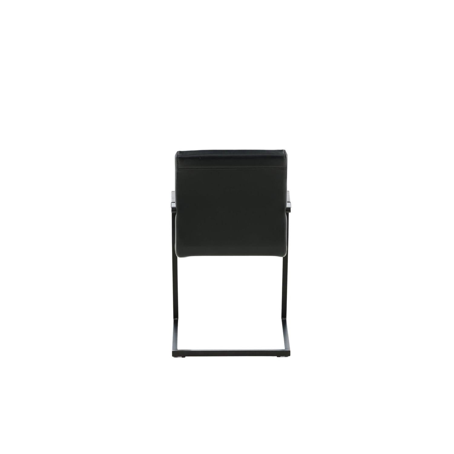 2er-Set Freischwinger Armlehnenstühle Karmstol - Schwarz-Freischwinger-Venture Home-le canapé