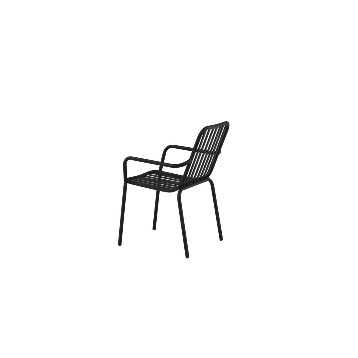 2er-Set Gartenstühle Peking - Schwarz-Outdoor Stühle-Venture Home-le canapé