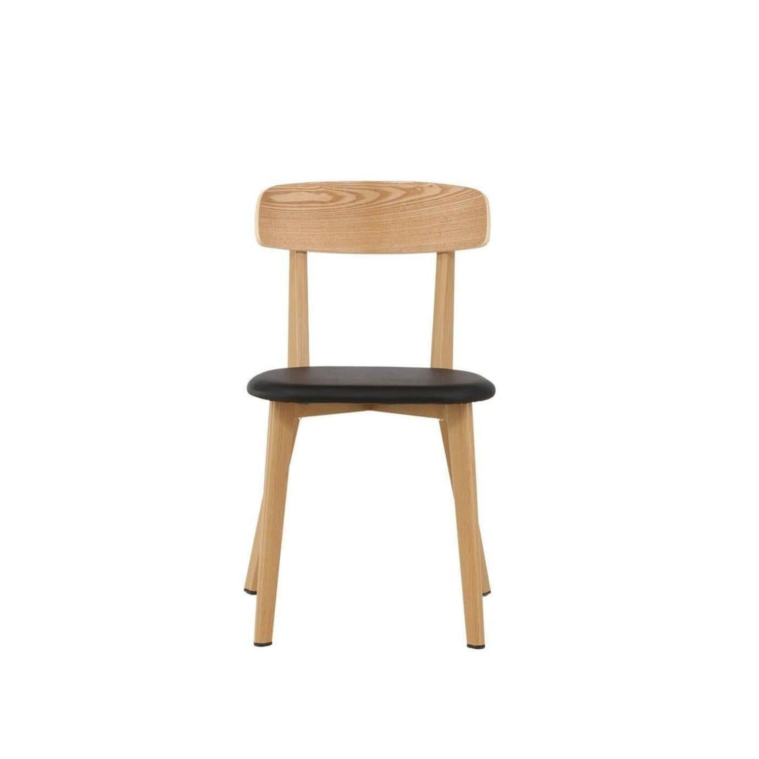 2er-Set Holzstühle Sanjos - Eiche Dekor-Holzstühle-Venture Home-le canapé