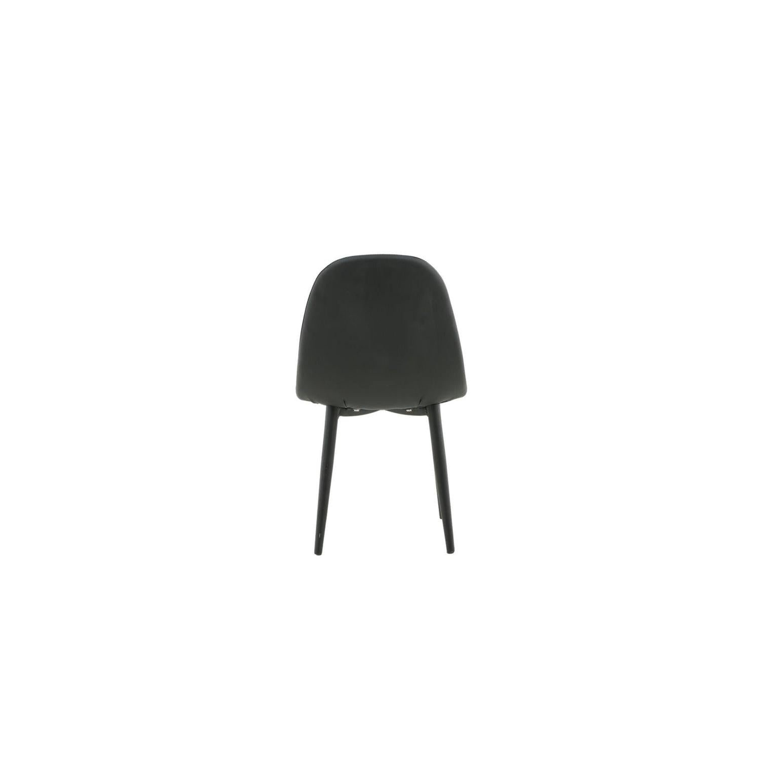 2er-Set Kinderstühle Polar aus Kunstleder - Schwarz-Kinderstühle-Venture Home-le canapé