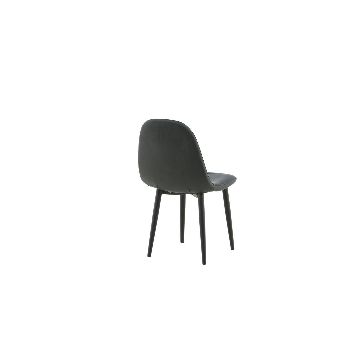 2er-Set Kinderstühle Polar aus Kunstleder - Schwarz-Kinderstühle-Venture Home-le canapé