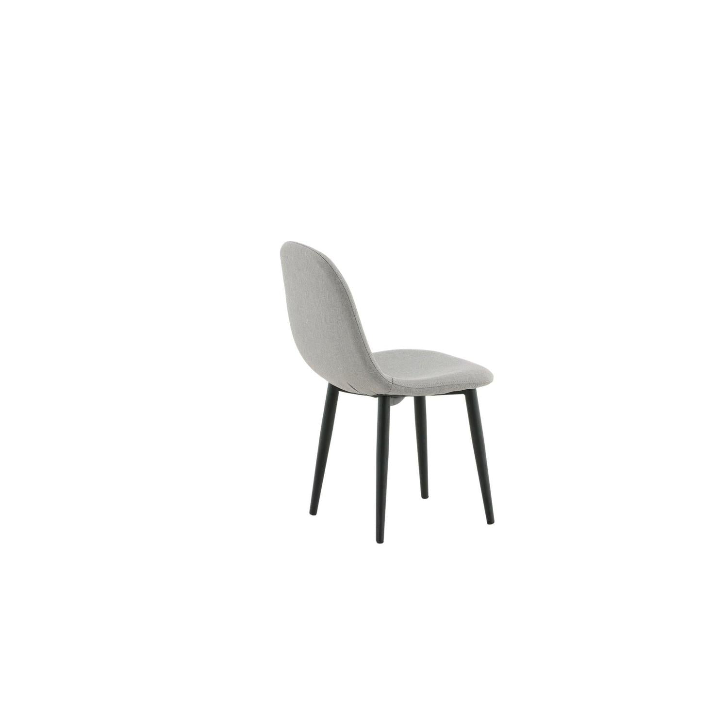 2er-Set Kinderstühle Polar aus Samt - Grau-Kinderstuhl-Venture Home-le canapé