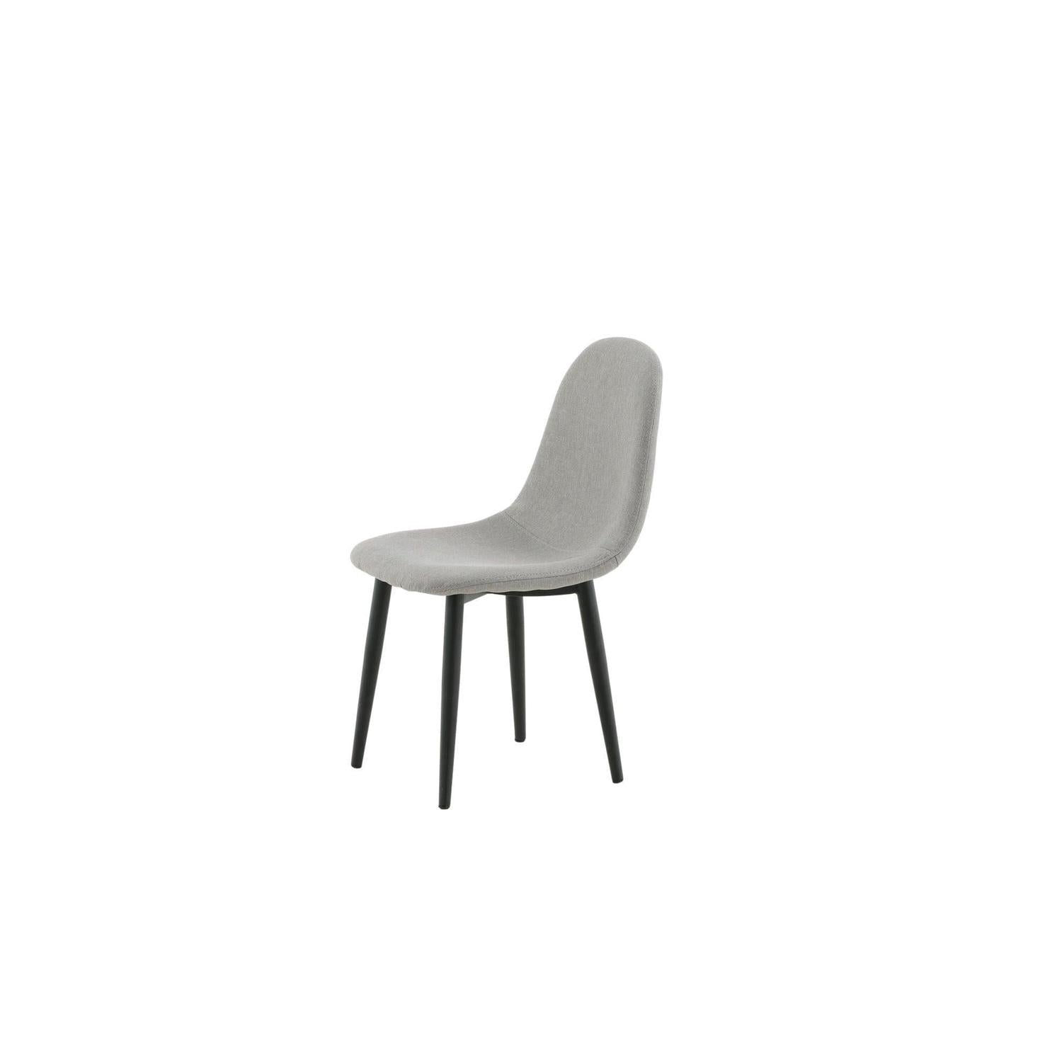 2er-Set Kinderstühle Polar aus Samt - Grau-Kinderstuhl-Venture Home-le canapé
