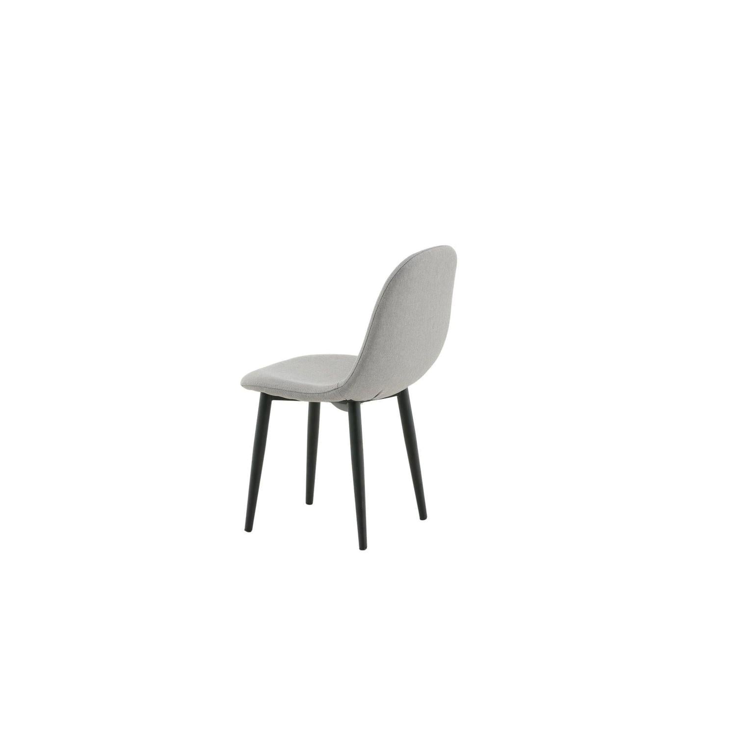 2er-Set Kinderstühle Polar aus Samt - Grau-Kinderstuhl-Venture Home-le canapé
