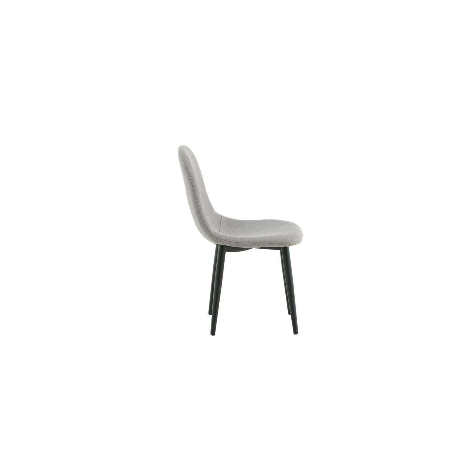 2er-Set Kinderstühle Polar aus Samt - Grau-Kinderstühle-Venture Home-le canapé