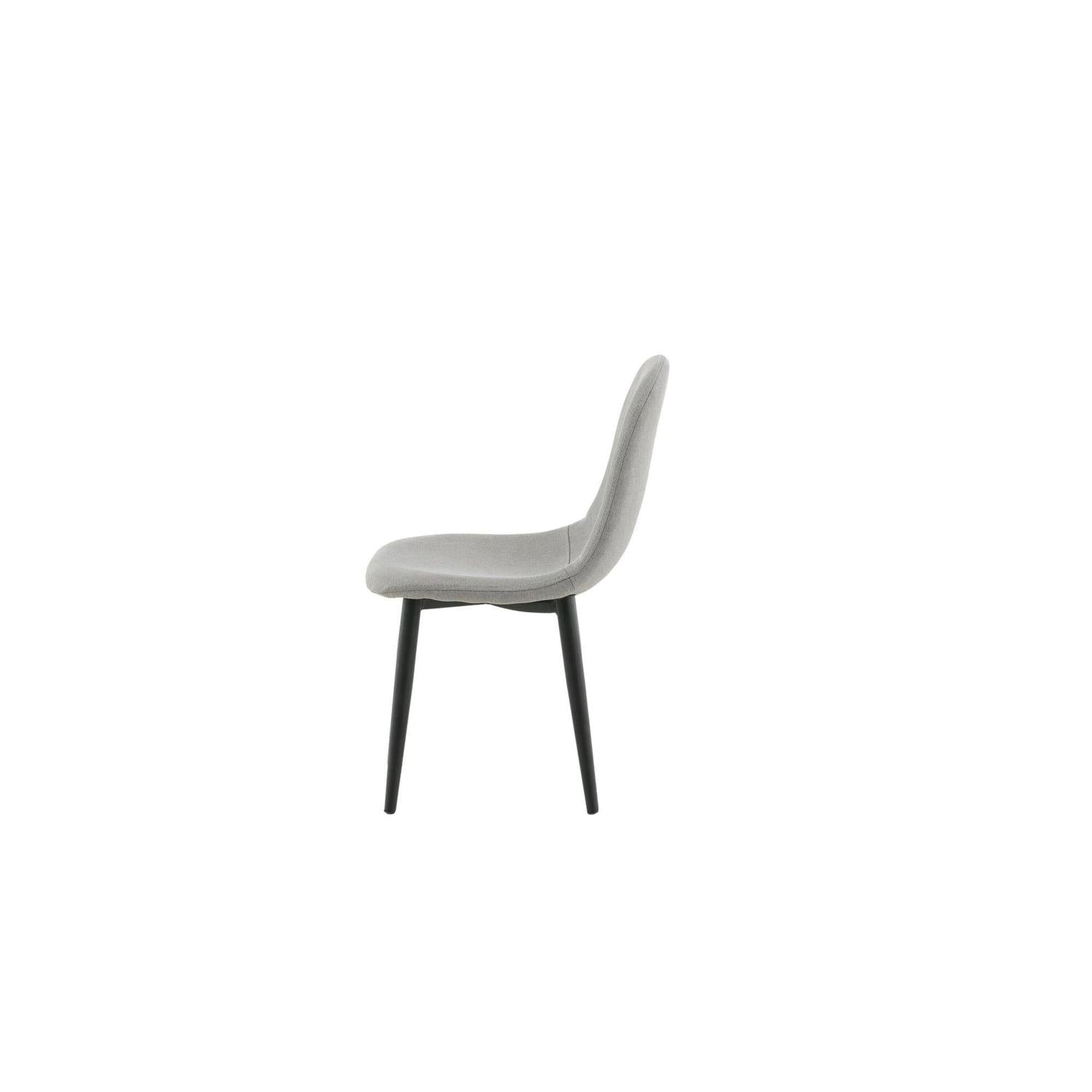 2er-Set Kinderstühle Polar aus Samt - Grau-Kinderstühle-Venture Home-le canapé