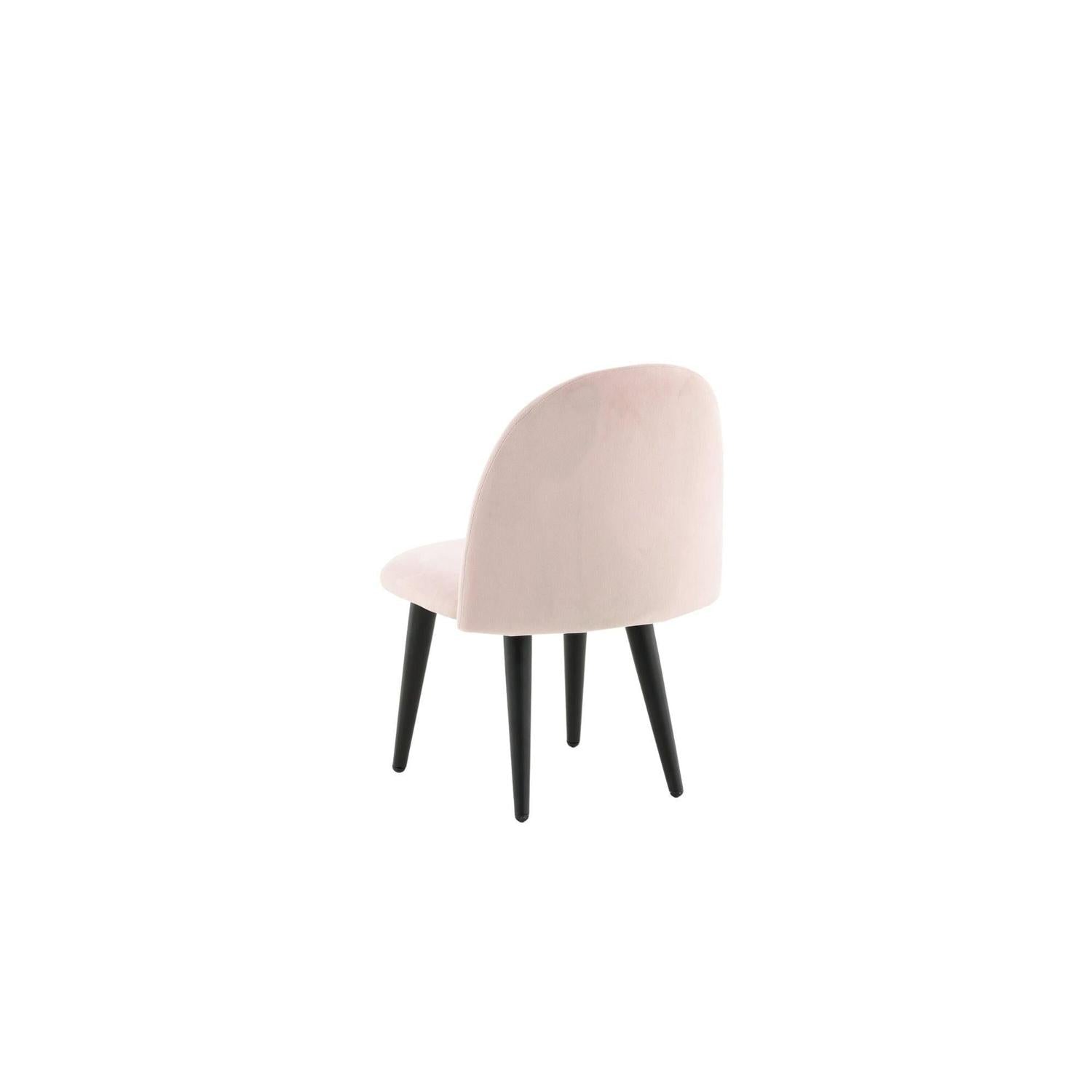 2er-Set Kinderstühle XXS aus Samt - Rosa-Kinderstühle-Venture Home-le canapé