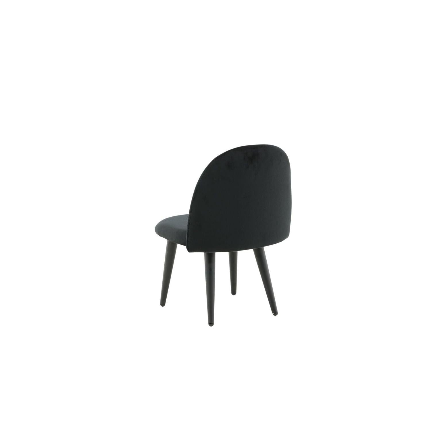2er-Set Kinderstühle XXS aus Samt - Schwarz-Kinderstühle-Venture Home-le canapé