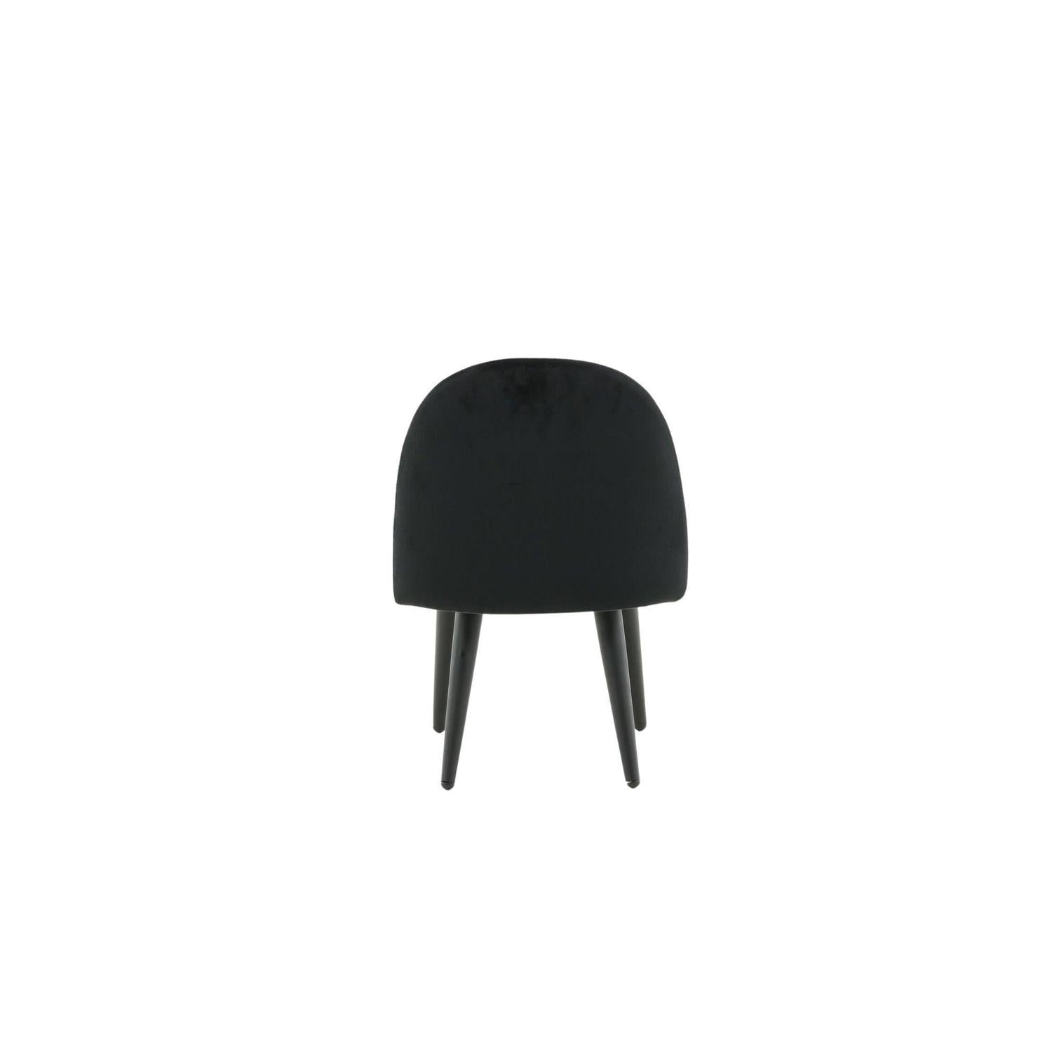 2er-Set Kinderstühle XXS aus Samt - Schwarz-Kinderstühle-Venture Home-le canapé