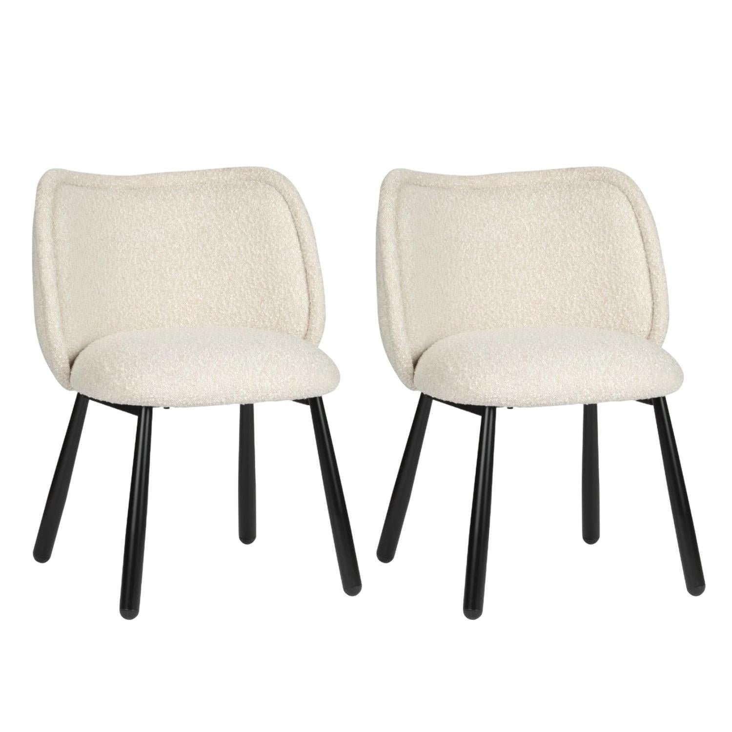 2er - Set Polsterstuhl Panda - White Pearl8719172857917Polsterstühle