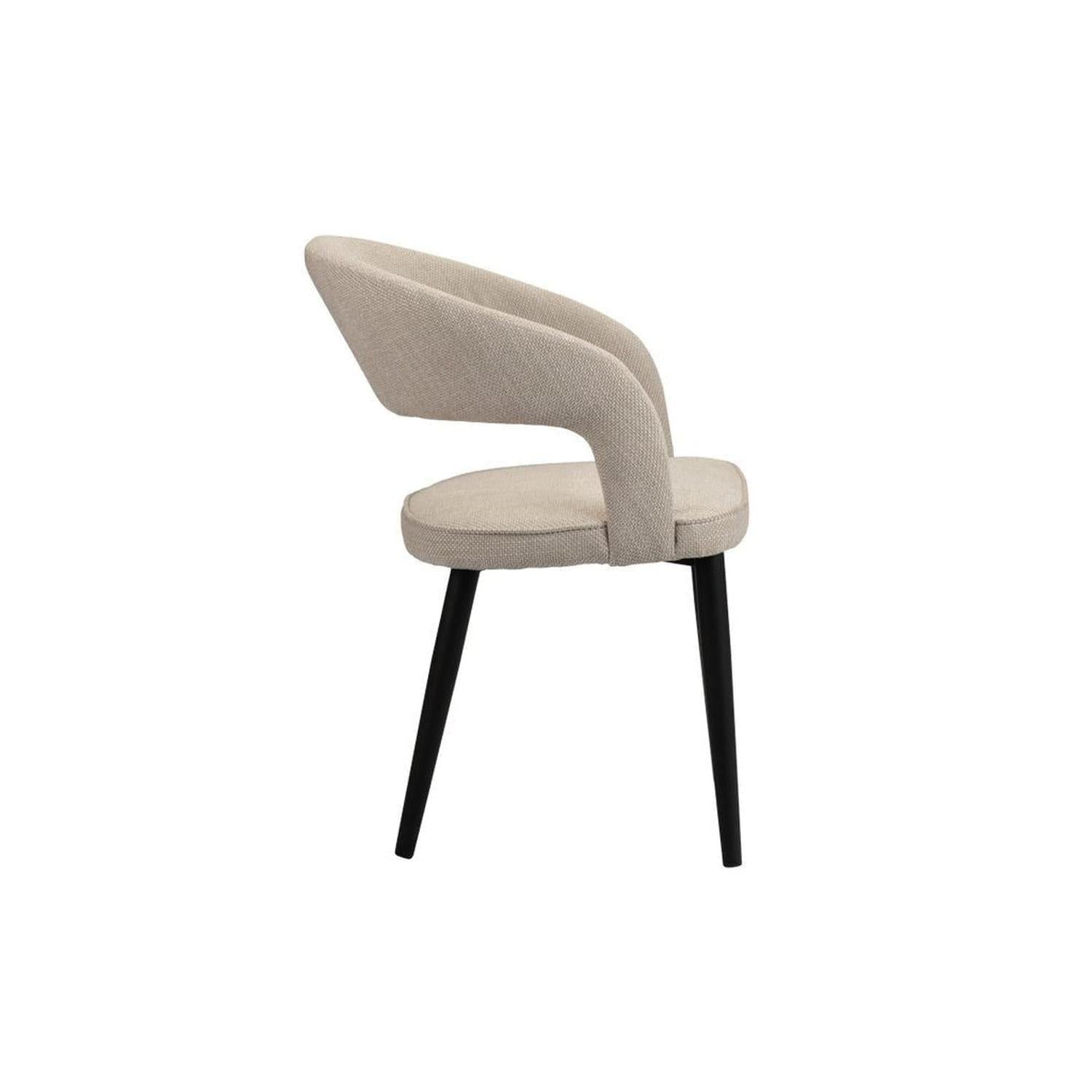 2er - Set Polsterstuhl Tusk - Beige (feuerhemmender Stoff)8719172855388Polsterstühle