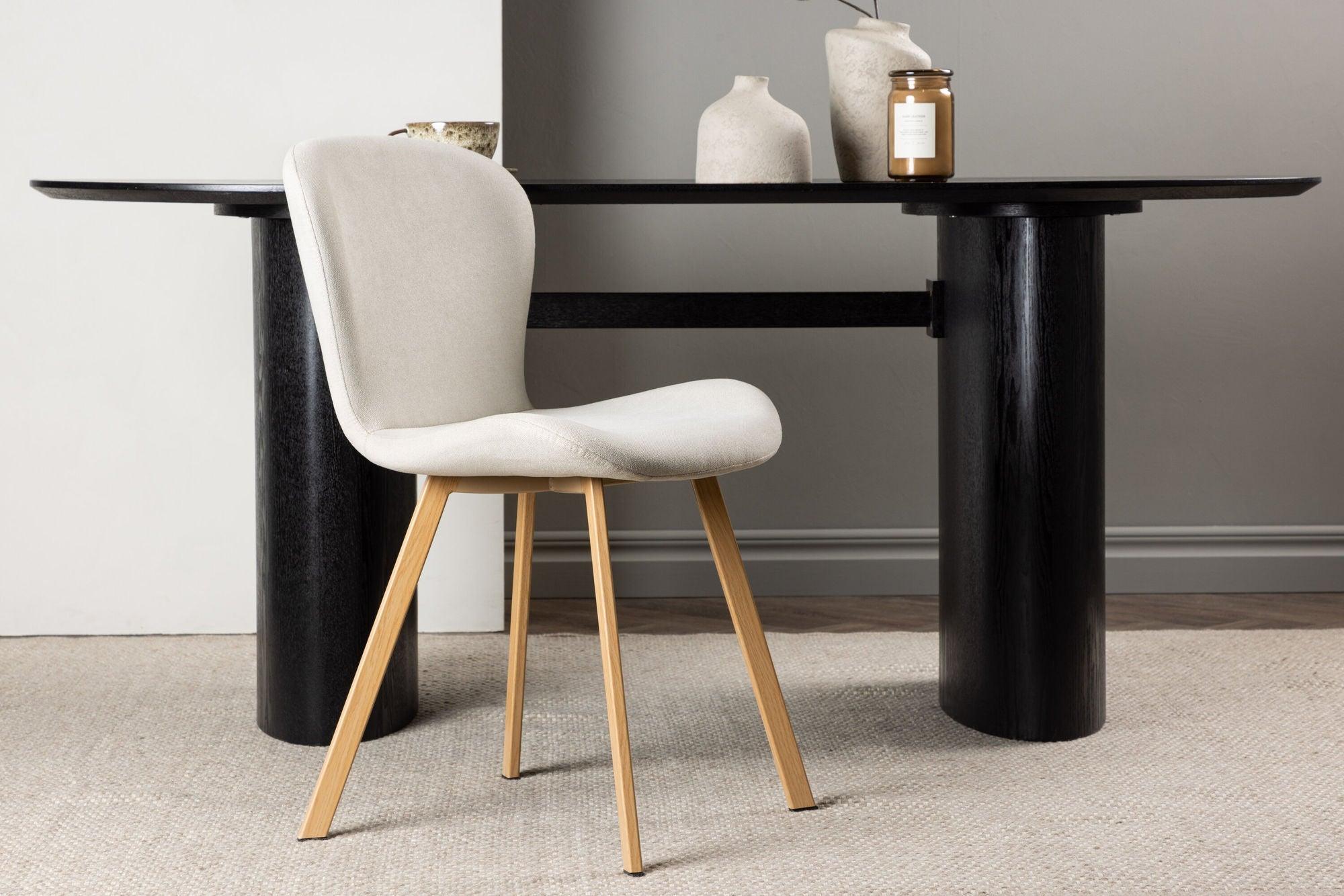 2er-Set Polsterstühle Lilja - Beige/Hellbraun-Polsterstühle-Venture Home-le canapé