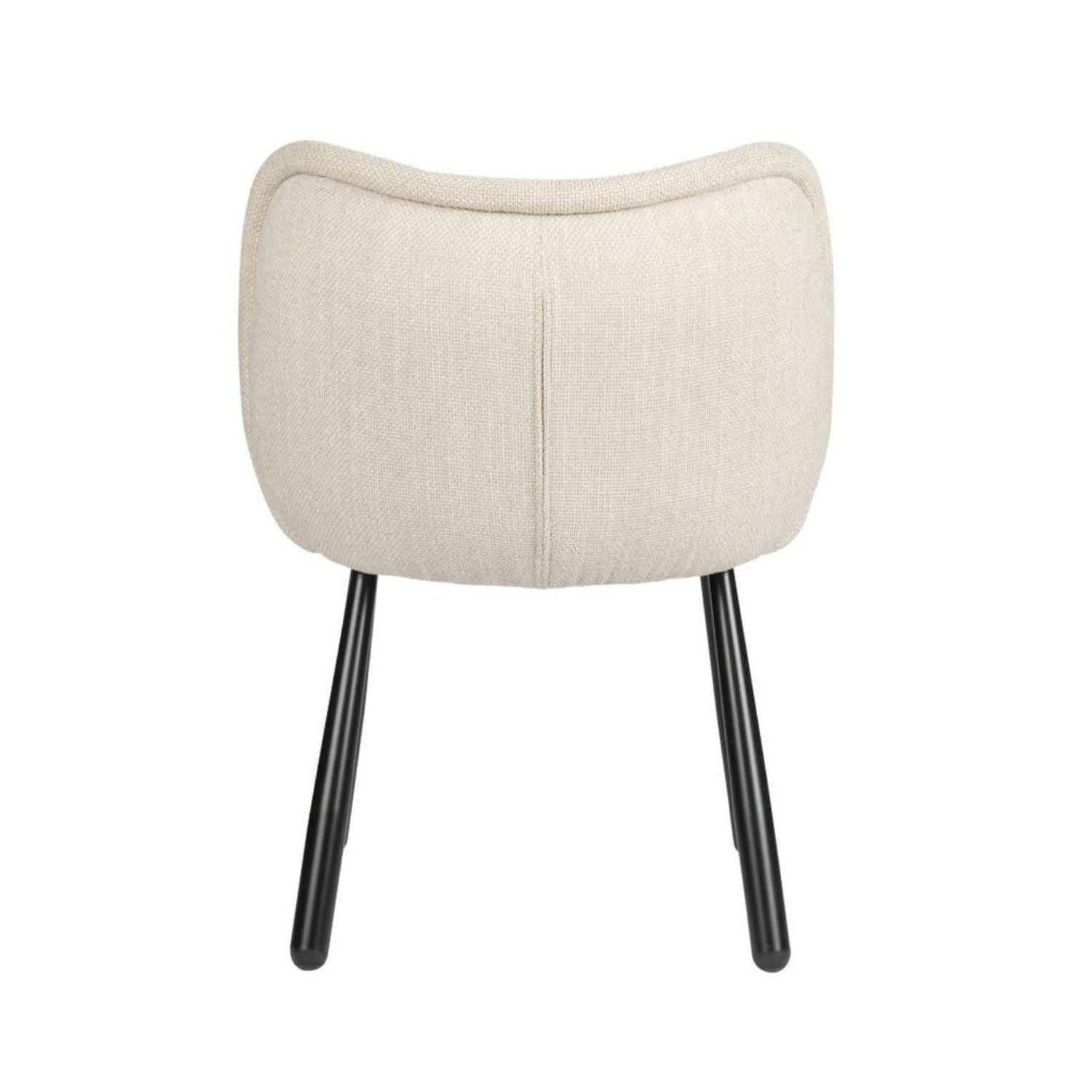 2er-Set Polsterstühle Panda - Beige-Polsterstühle-Pole to Pole-le canapé