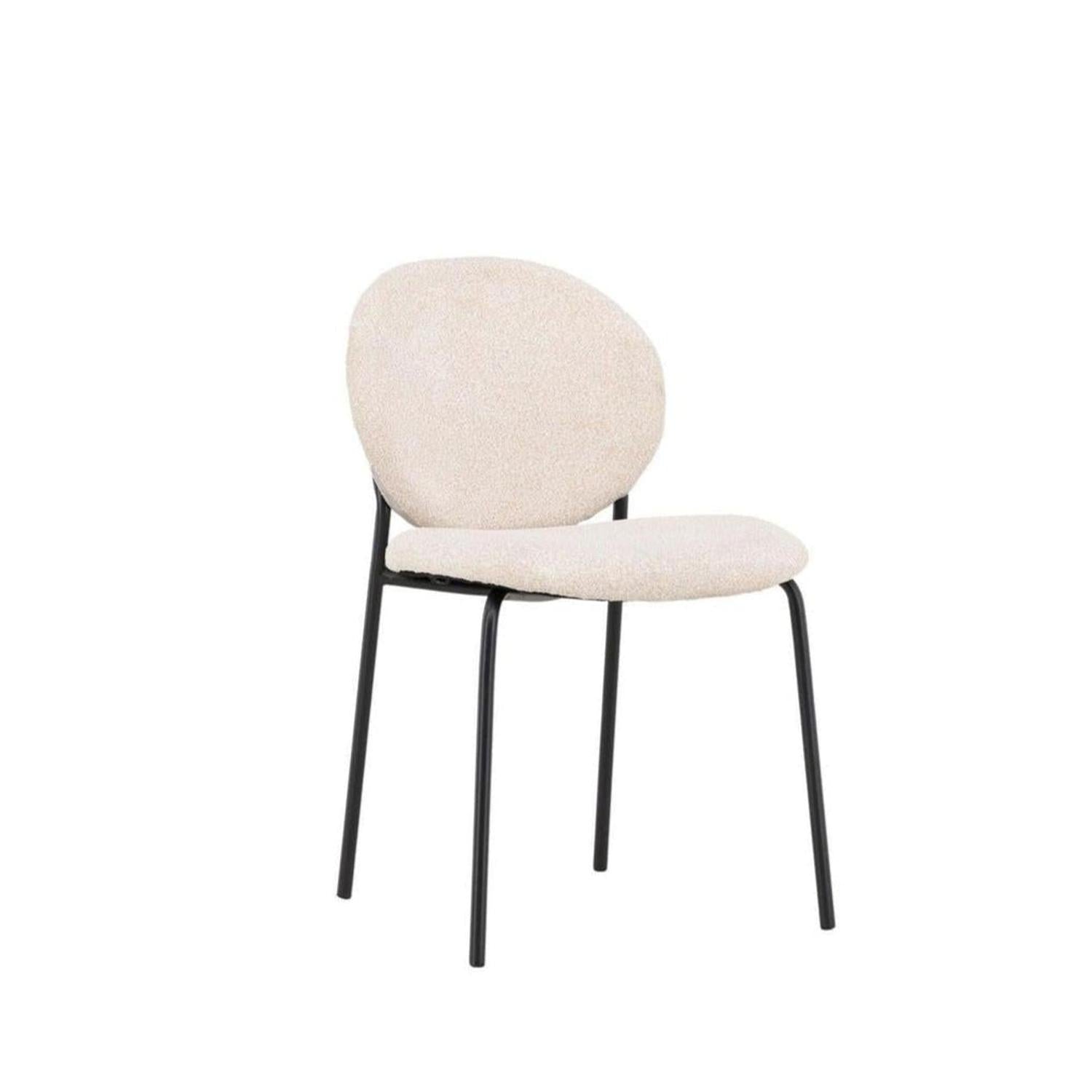 2er-Set Polsterstühle Vault aus Leinen - Beige-Polsterstühle-Venture Home-le canapé