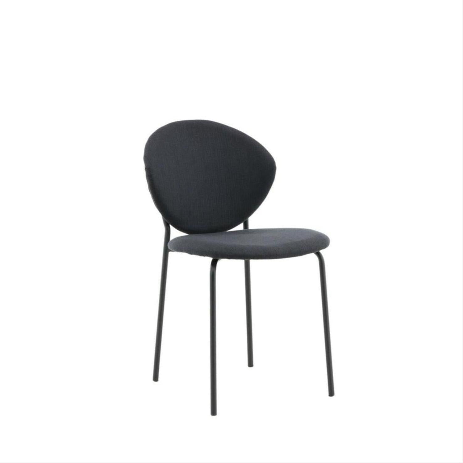 2er-Set Polsterstühle Vault aus Leinen - Schwarz-Polsterstühle-Venture Home-le canapé