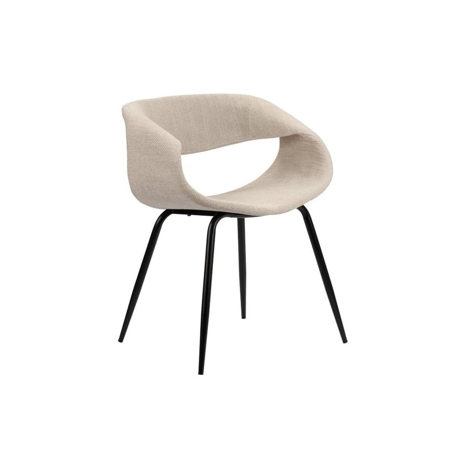 2er-Set Polsterstühle Wal - Beige-Polsterstühle-Pole to Pole-le canapé