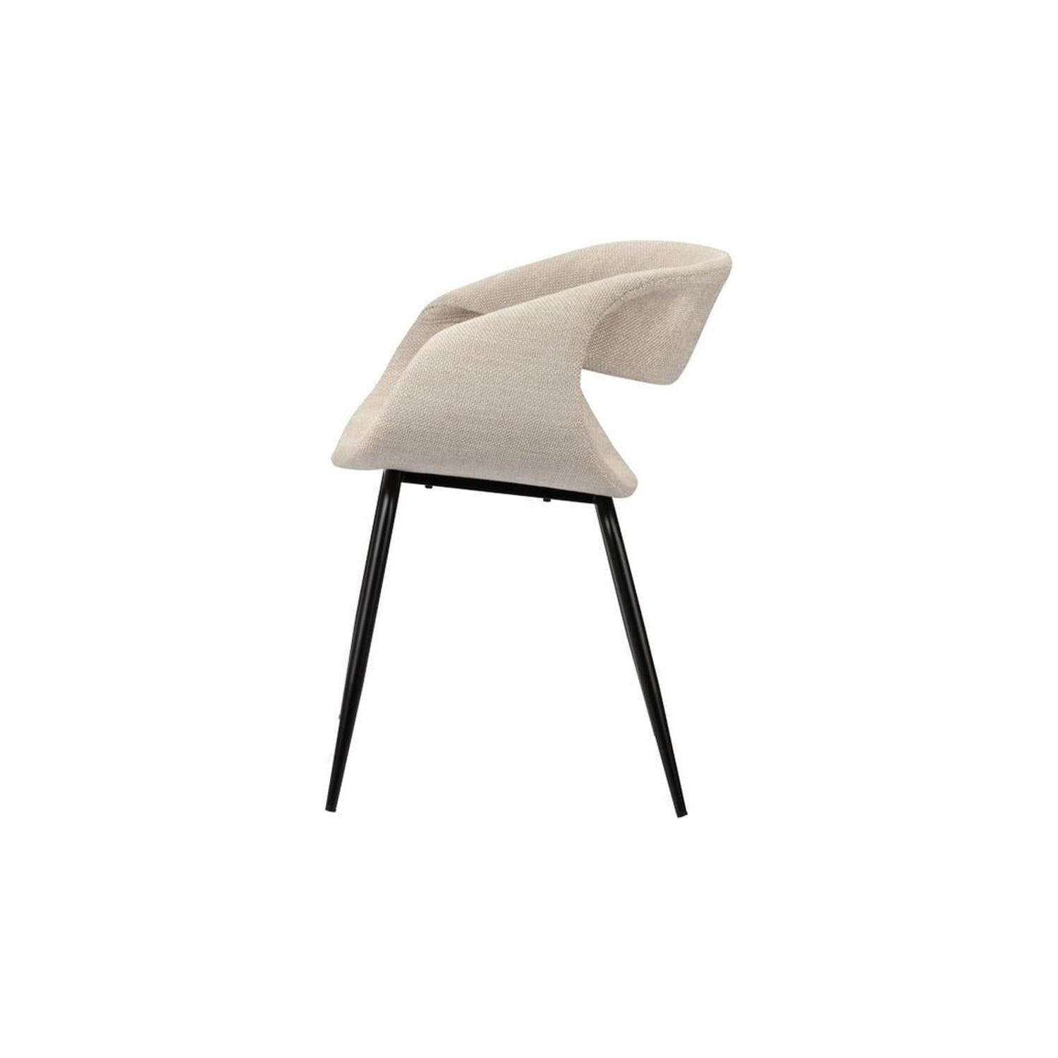 2er-Set Polsterstühle Wal - Beige-Polsterstühle-Pole to Pole-le canapé