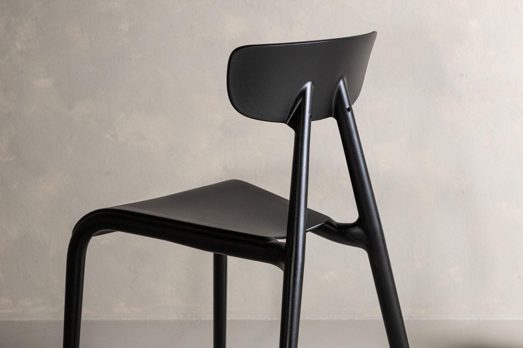 2er-Set Stühle Ursholmen aus Kunststoff - Schwarz-Kunststoffstühle-Venture Home-le canapé