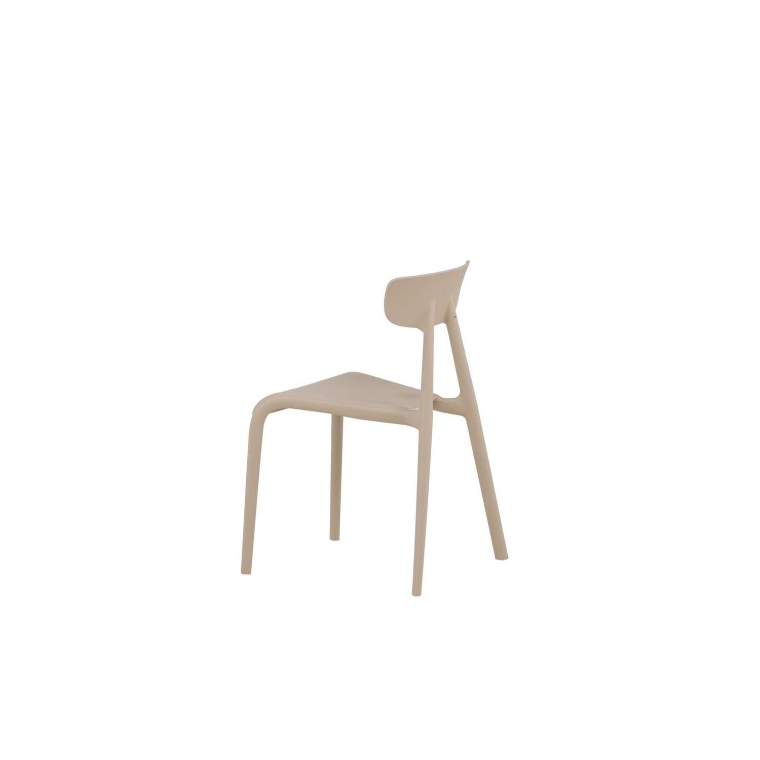 2er-Set Stühle Ursholmen aus Polypropylen - Beige-Kunststoffstühle-Venture Home-le canapé