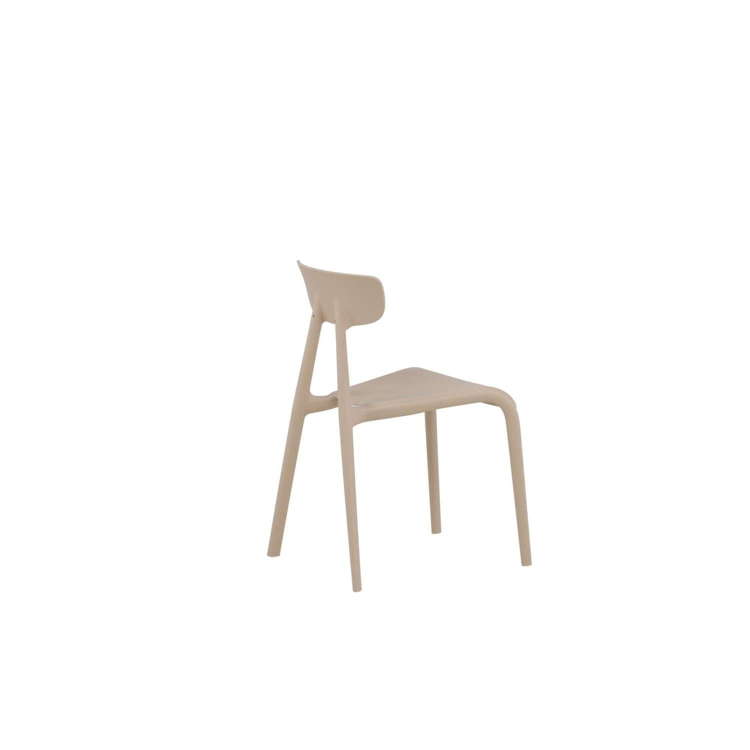 2er-Set Stühle Ursholmen aus Polypropylen - Beige-Kunststoffstühle-Venture Home-le canapé