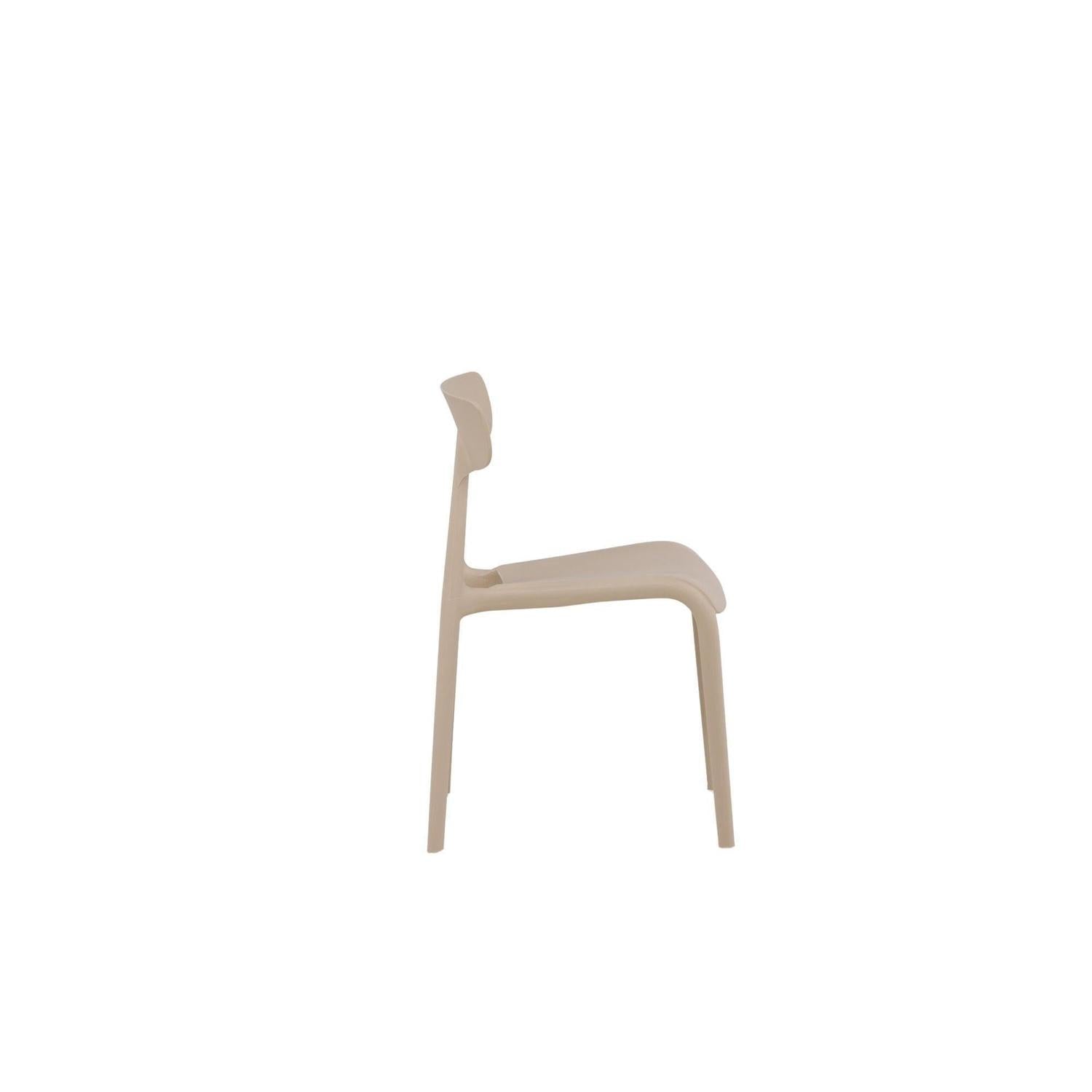 2er-Set Stühle Ursholmen aus Polypropylen - Beige-Kunststoffstühle-Venture Home-le canapé