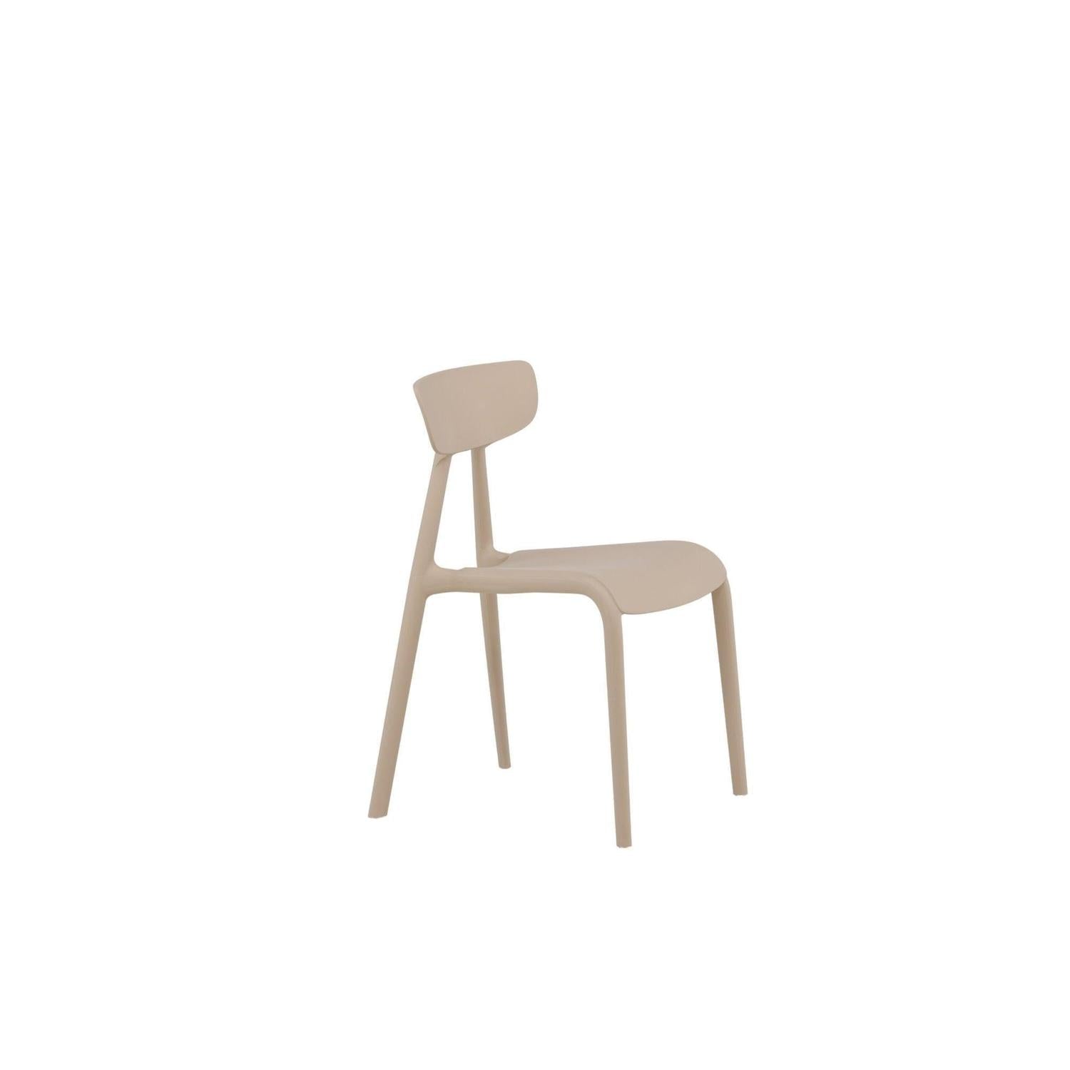 2er-Set Stühle Ursholmen aus Polypropylen - Beige-Kunststoffstühle-Venture Home-le canapé