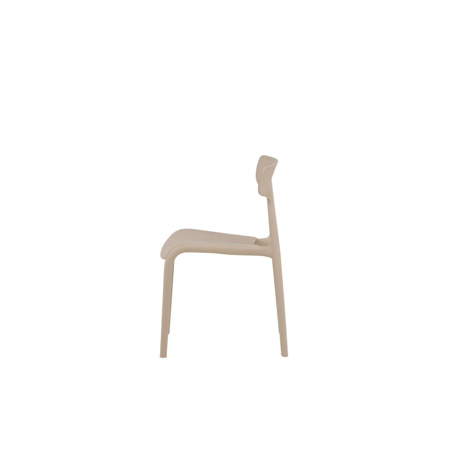 2er-Set Stühle Ursholmen aus Polypropylen - Beige-Kunststoffstühle-Venture Home-le canapé