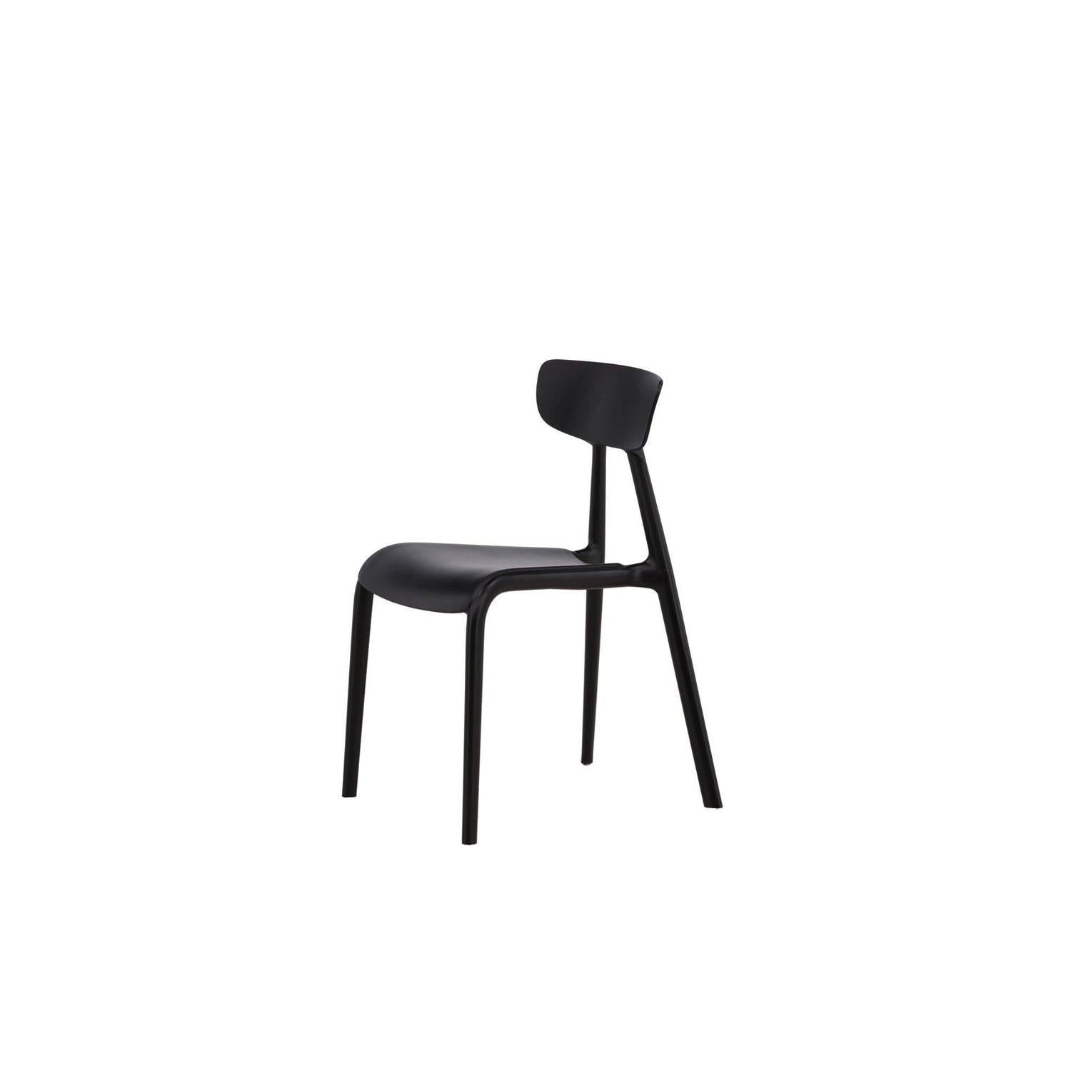 2er-Set Stühle Ursholmen aus Polypropylen - Schwarz-Kunststoffstühle-Venture Home-le canapé