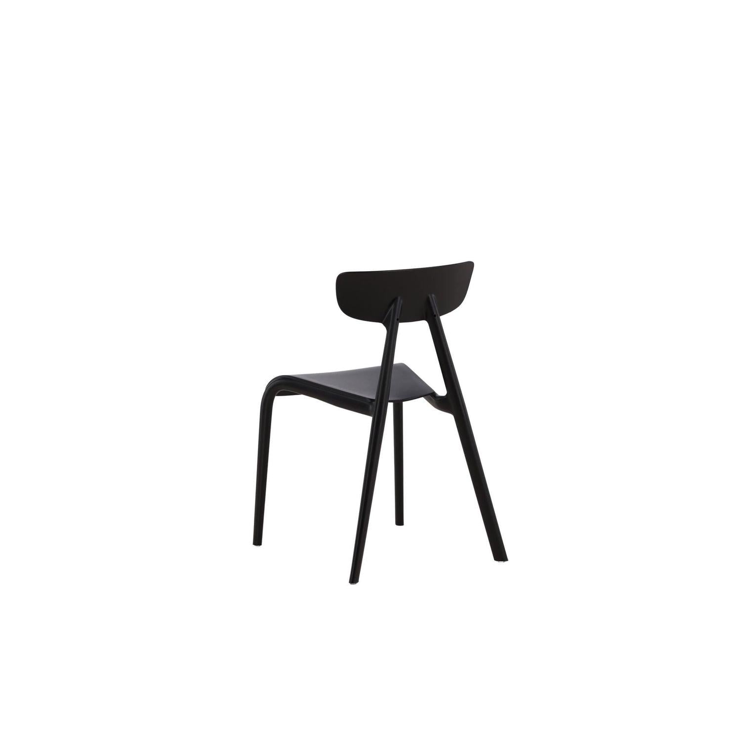 2er-Set Stühle Ursholmen aus Polypropylen - Schwarz-Kunststoffstühle-Venture Home-le canapé